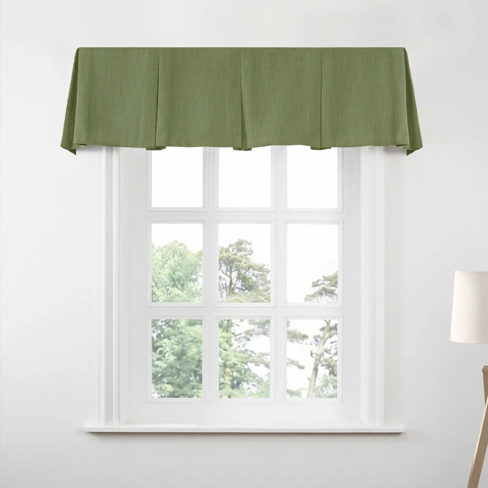 Liz Linen Board Mounted Box Pleat Valance - Image 72