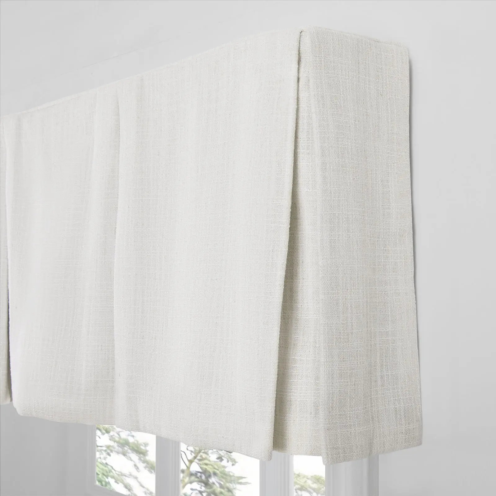 Liz Linen Board Mounted Box Pleat Valance - Image 85
