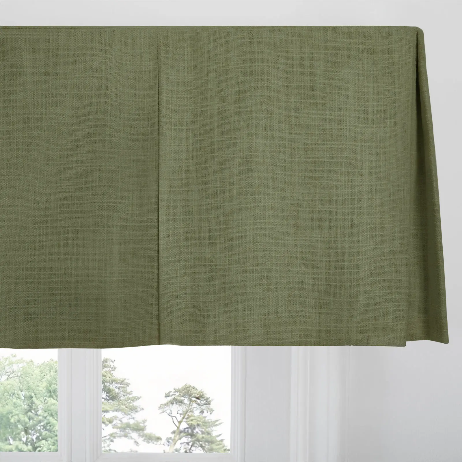 Liz Linen Board Mounted Box Pleat Valance - Image 88