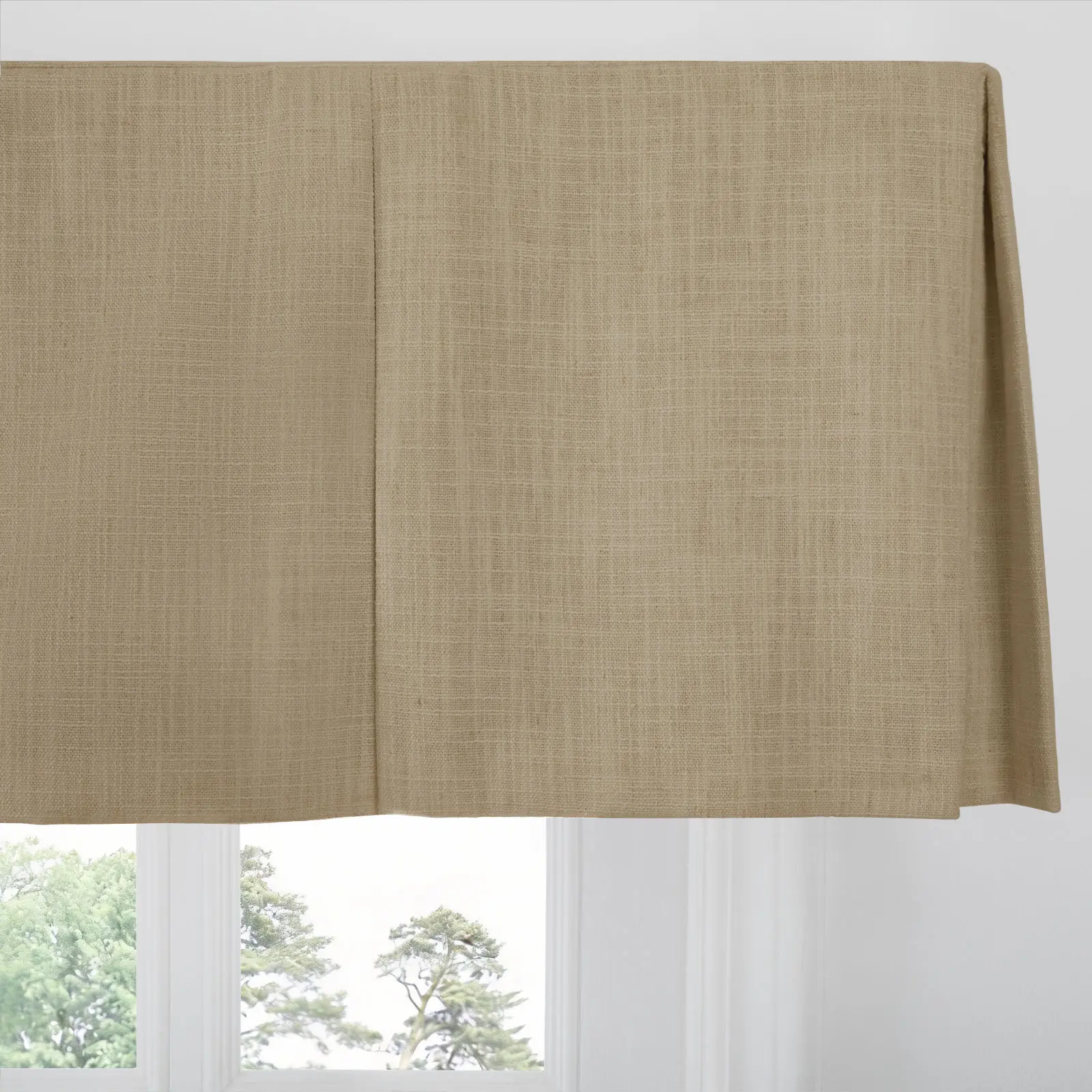 Liz Linen Board Mounted Box Pleat Valance - Image 98