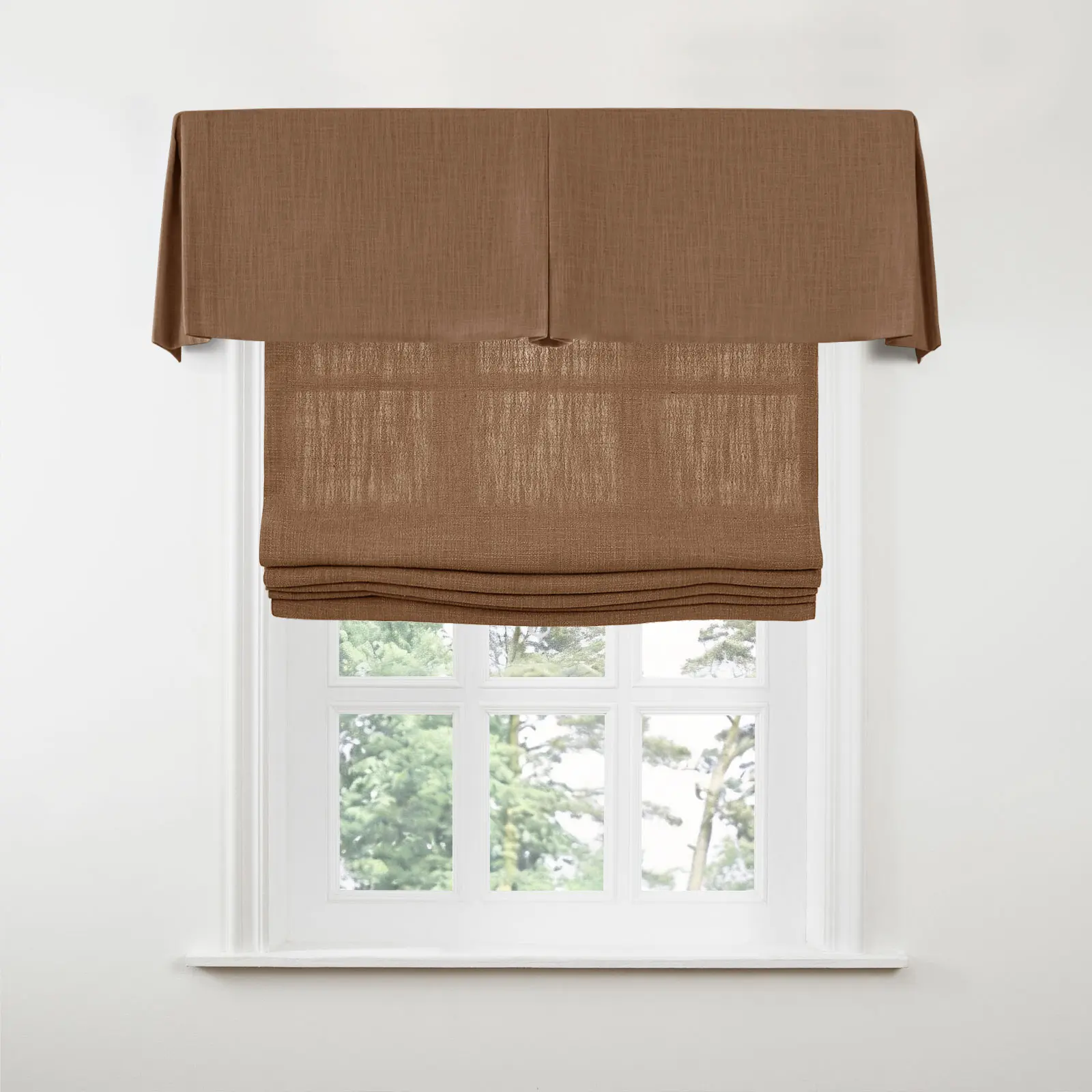 Liz Linen Board Mounted Center Pleated Valance - Image 121