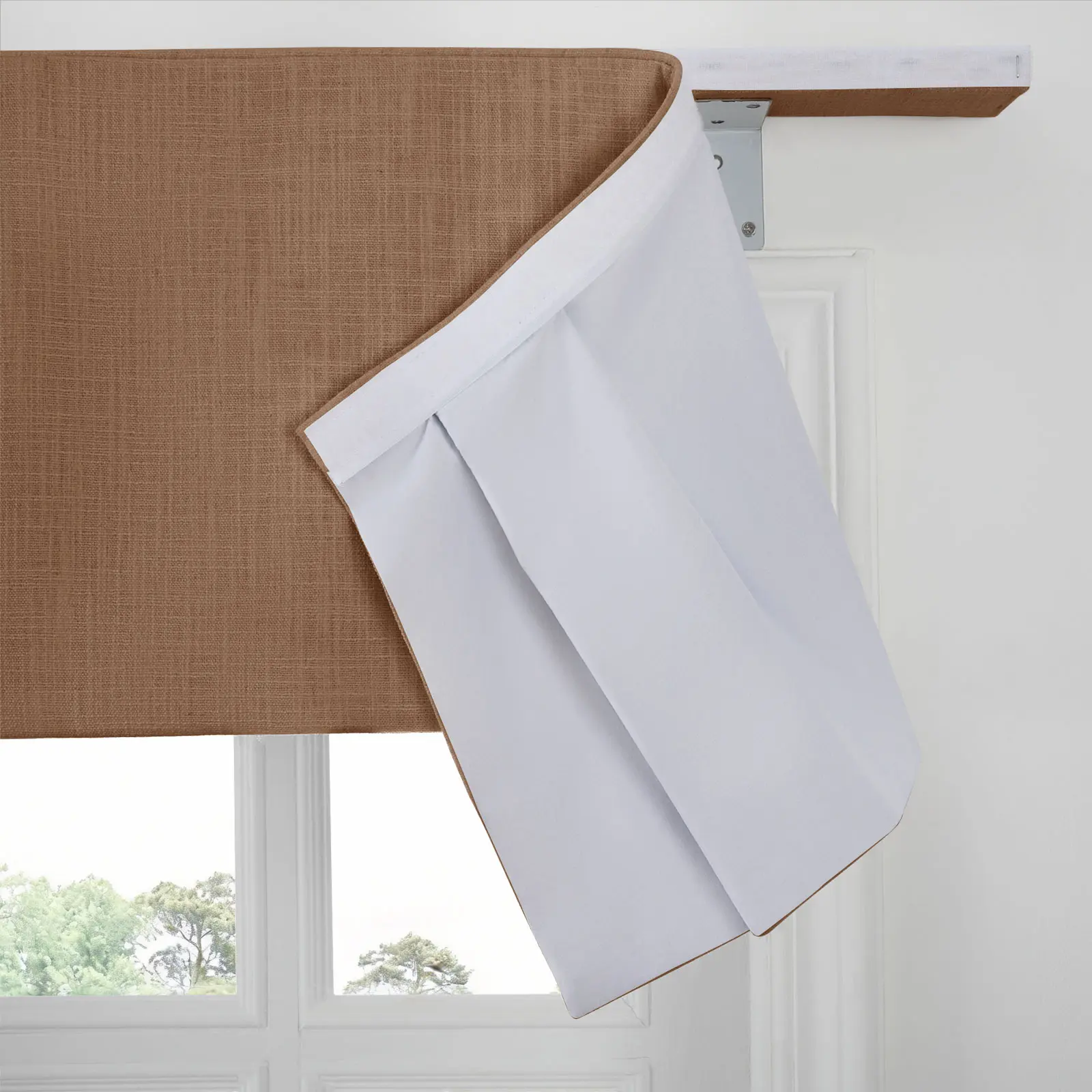 Liz Linen Board Mounted Center Pleated Valance - Image 122