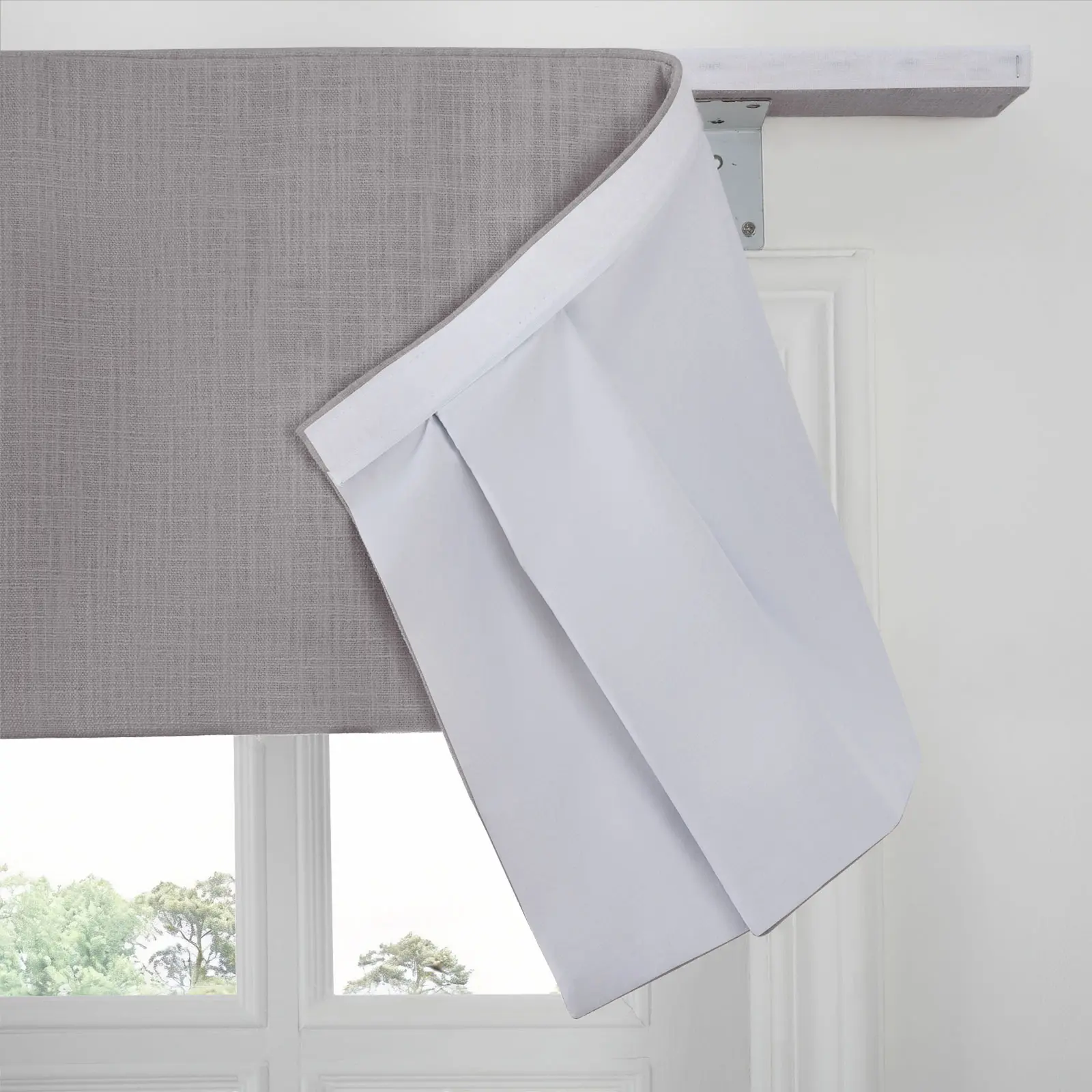 Liz Linen Board Mounted Center Pleated Valance - Image 132