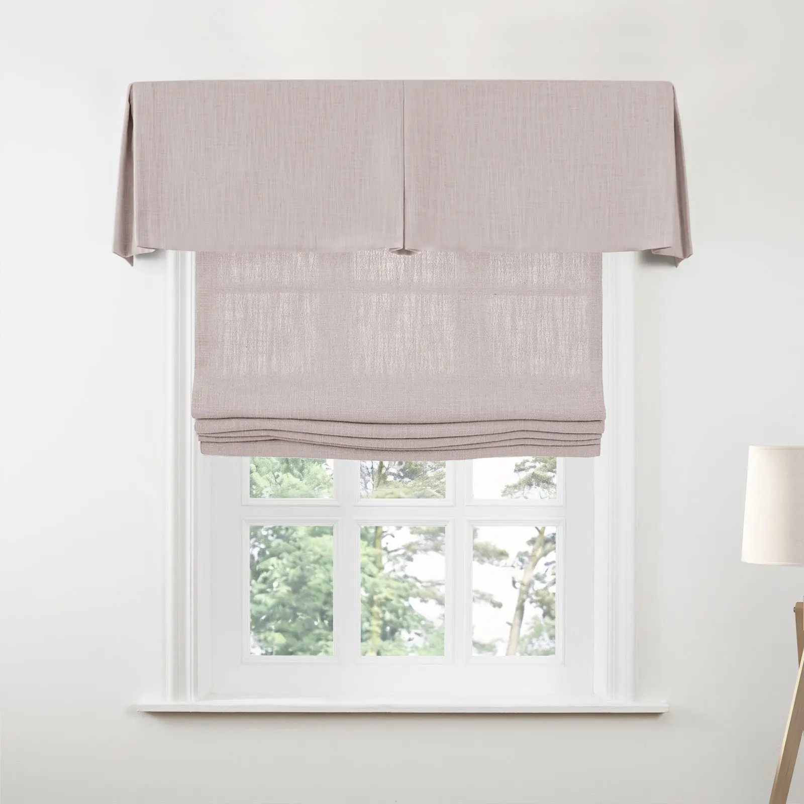 Liz Linen Board Mounted Center Pleated Valance - Image 141
