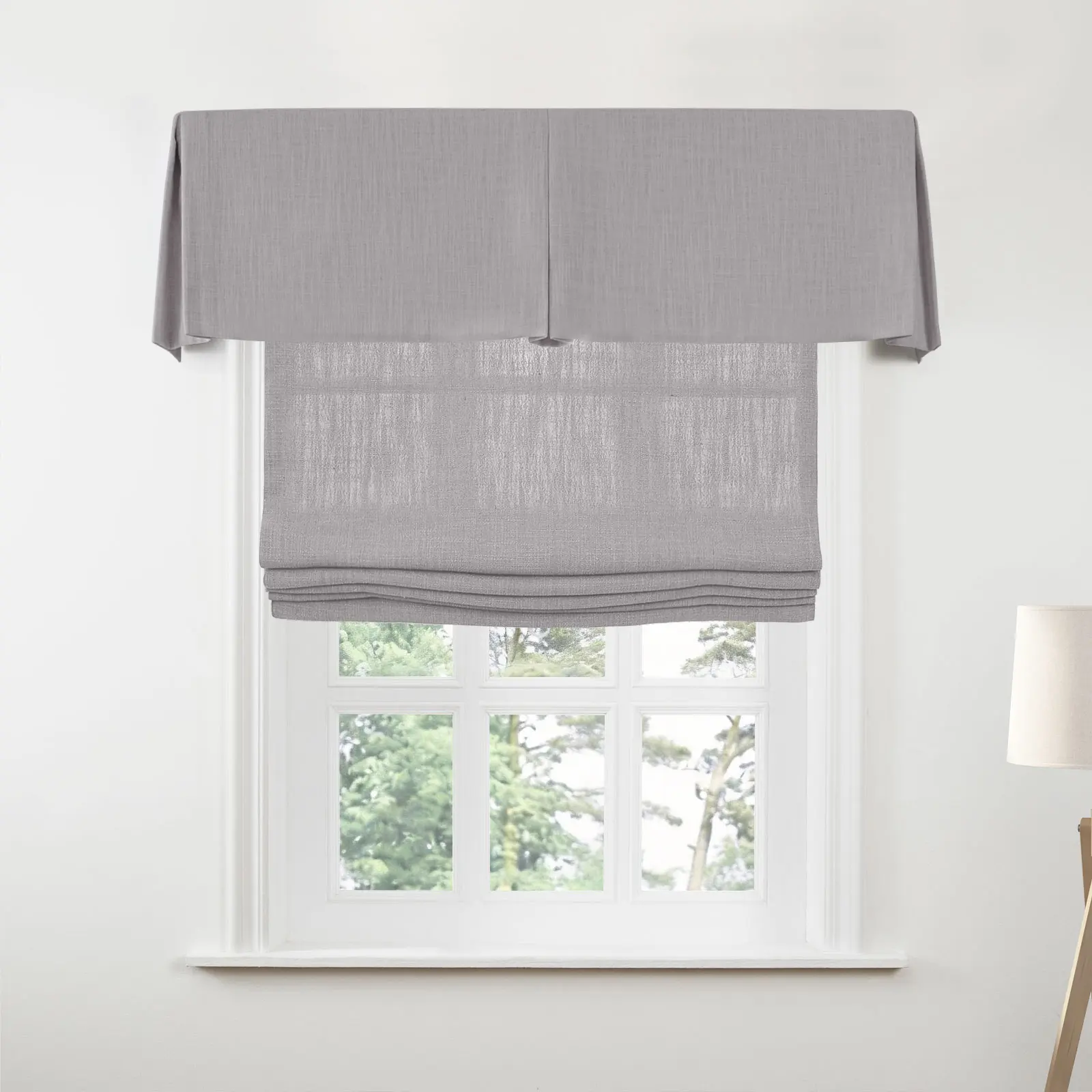 Liz Linen Board Mounted Center Pleated Valance - Image 161