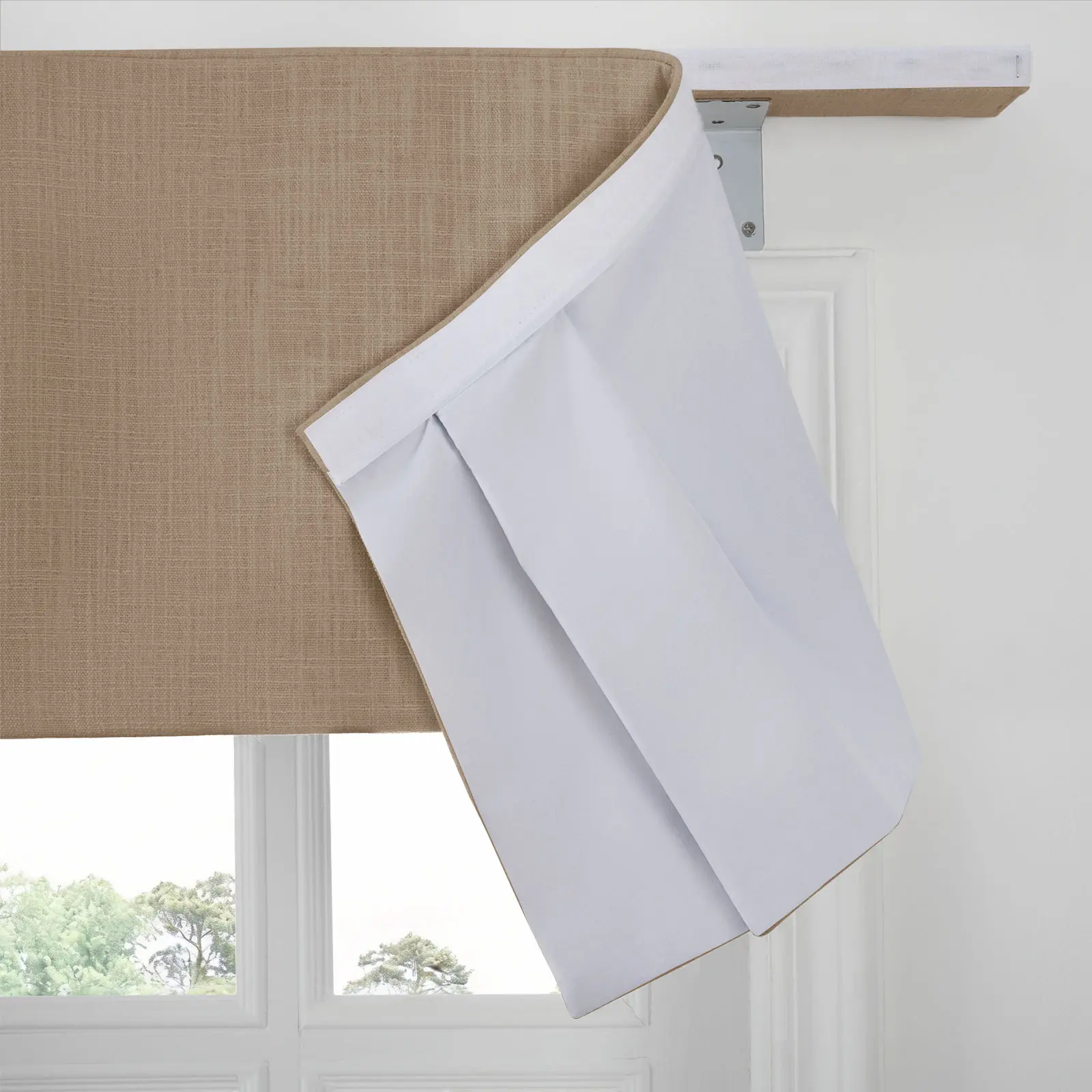 Liz Linen Board Mounted Center Pleated Valance - Image 167