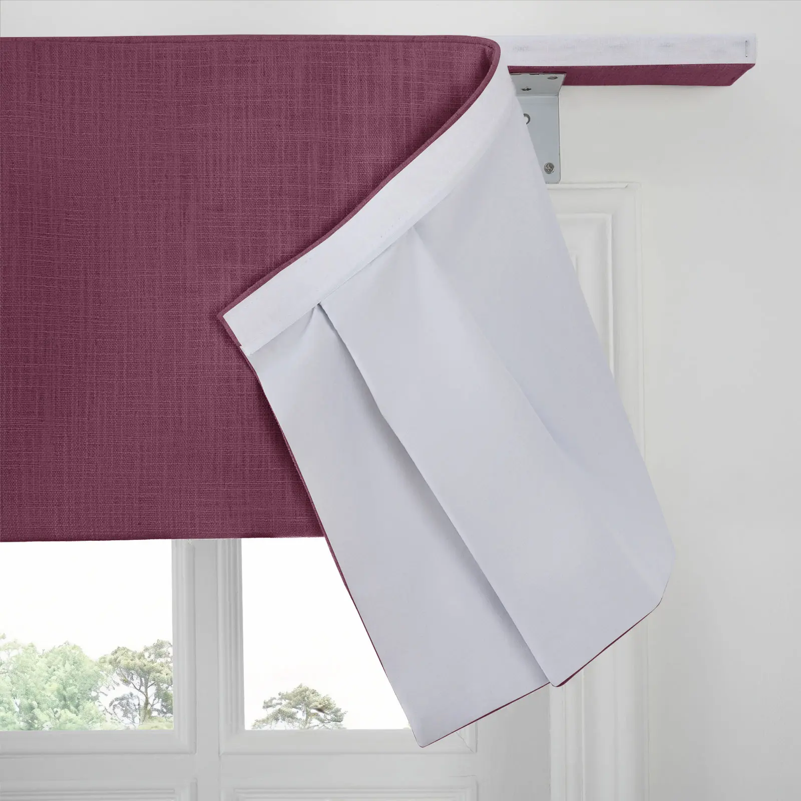 Liz Linen Board Mounted Center Pleated Valance - Image 27