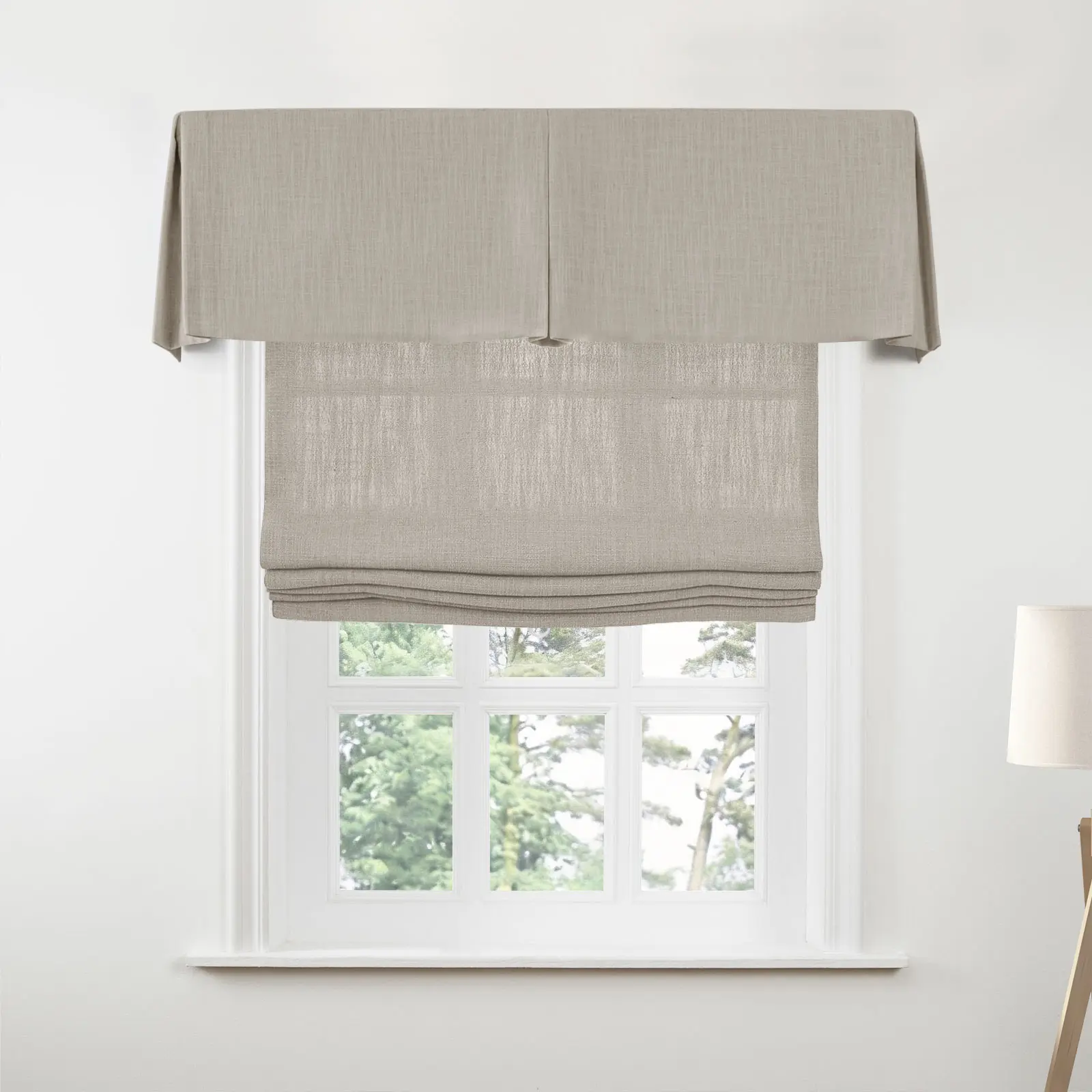 Liz Linen Board Mounted Center Pleated Valance - Image 31