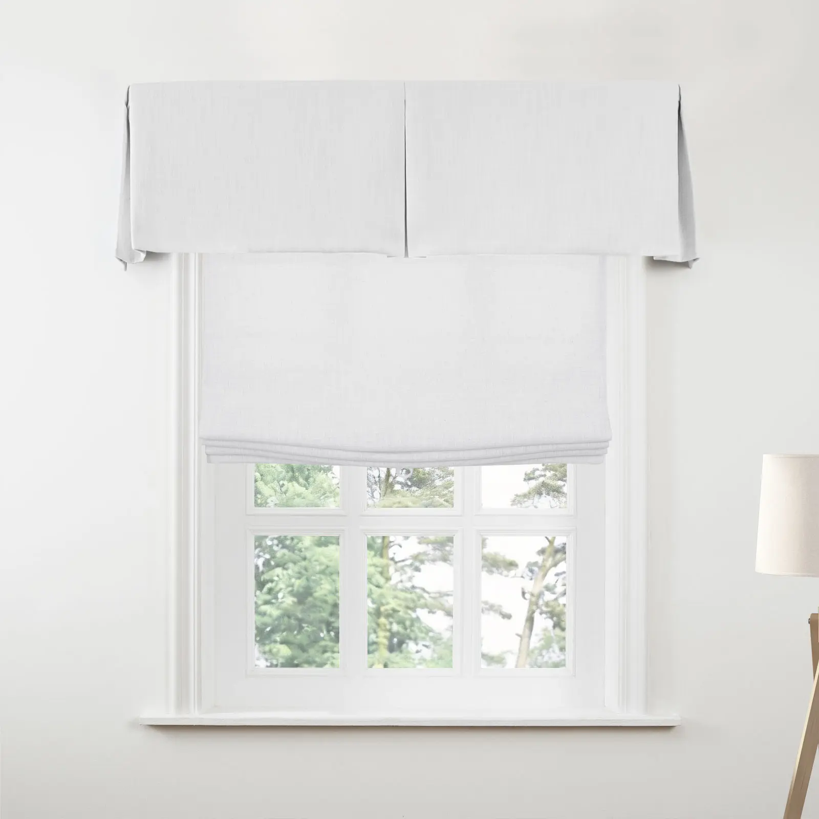 Liz Linen Board Mounted Center Pleated Valance - Image 4