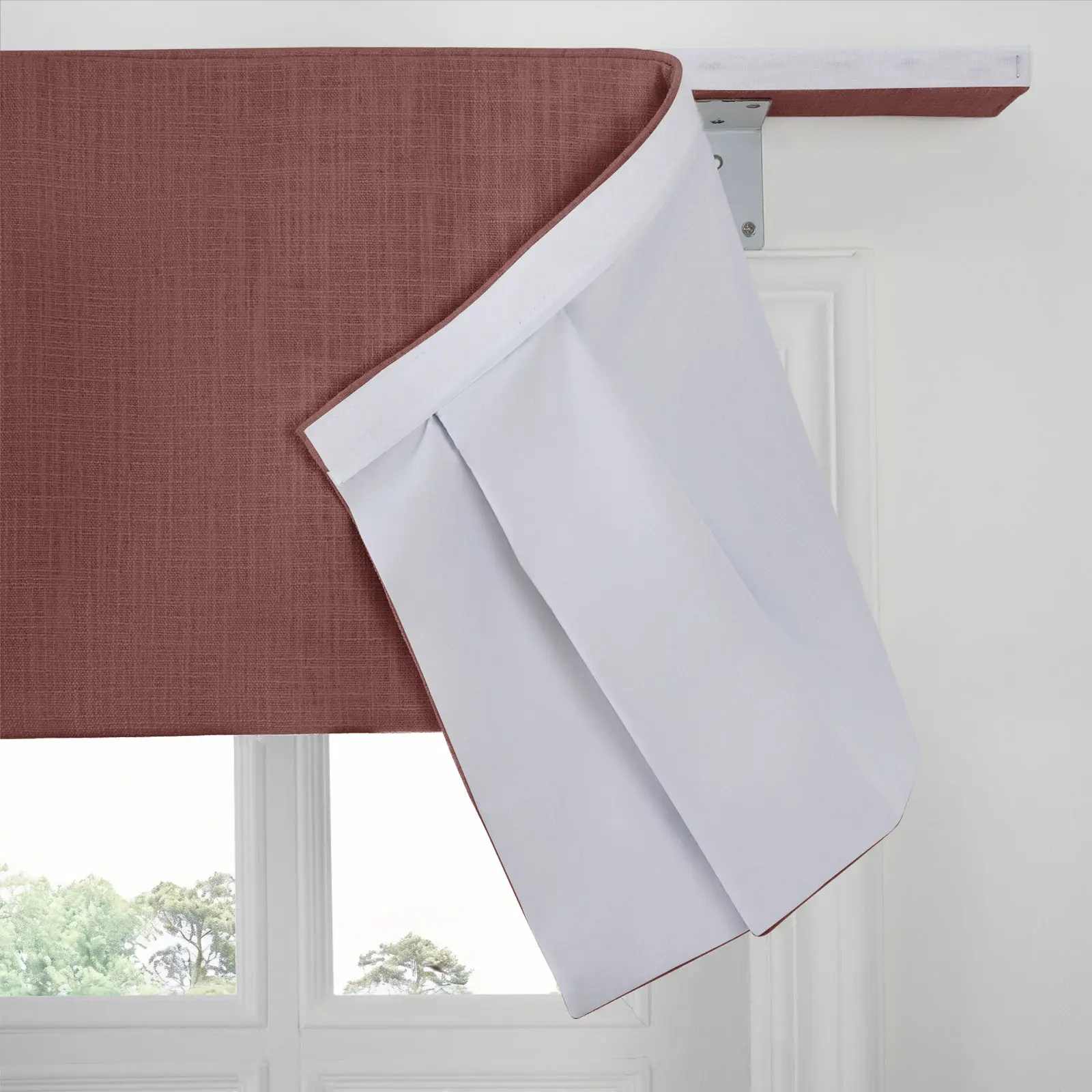 Liz Linen Board Mounted Center Pleated Valance - Image 47