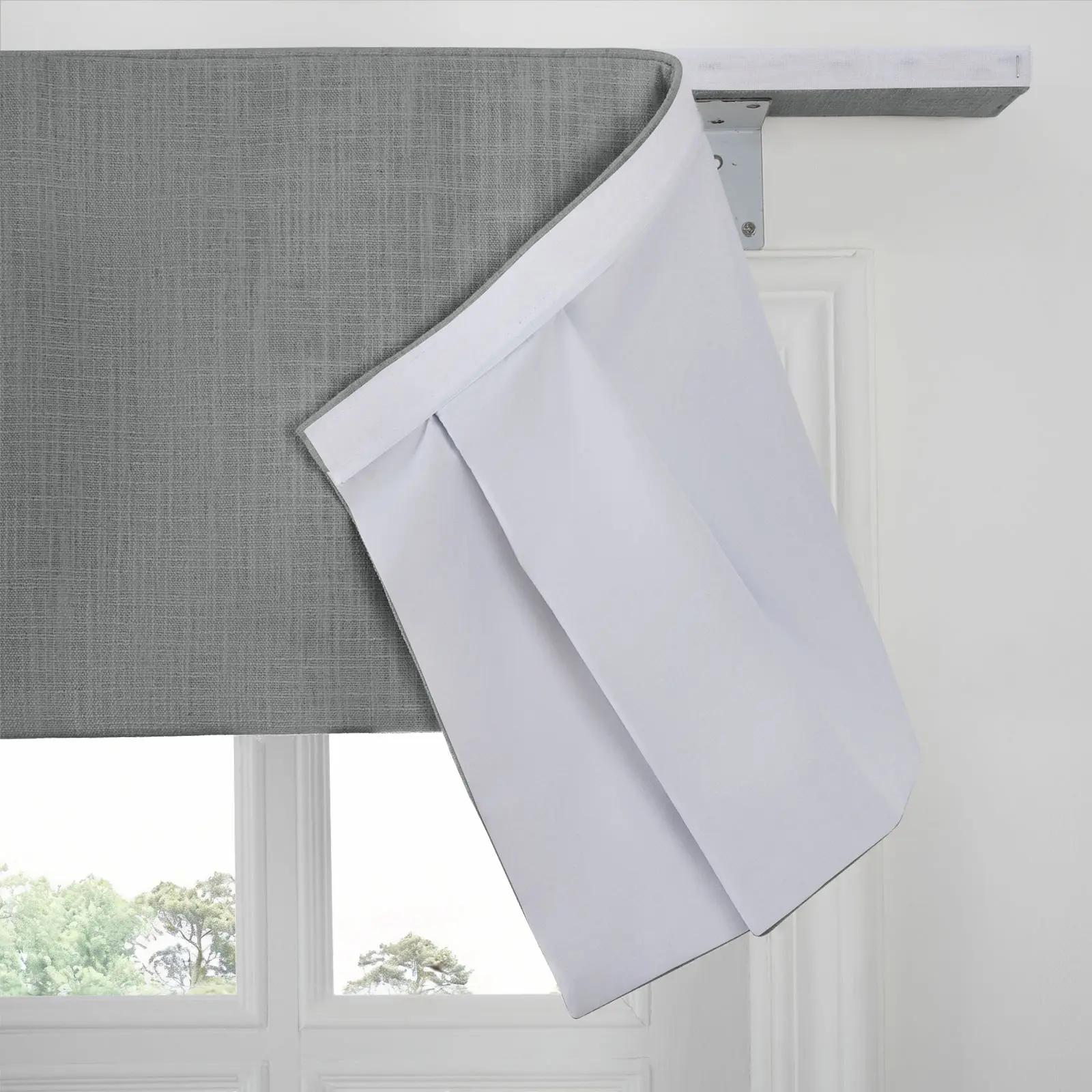 Liz Linen Board Mounted Center Pleated Valance - Image 52