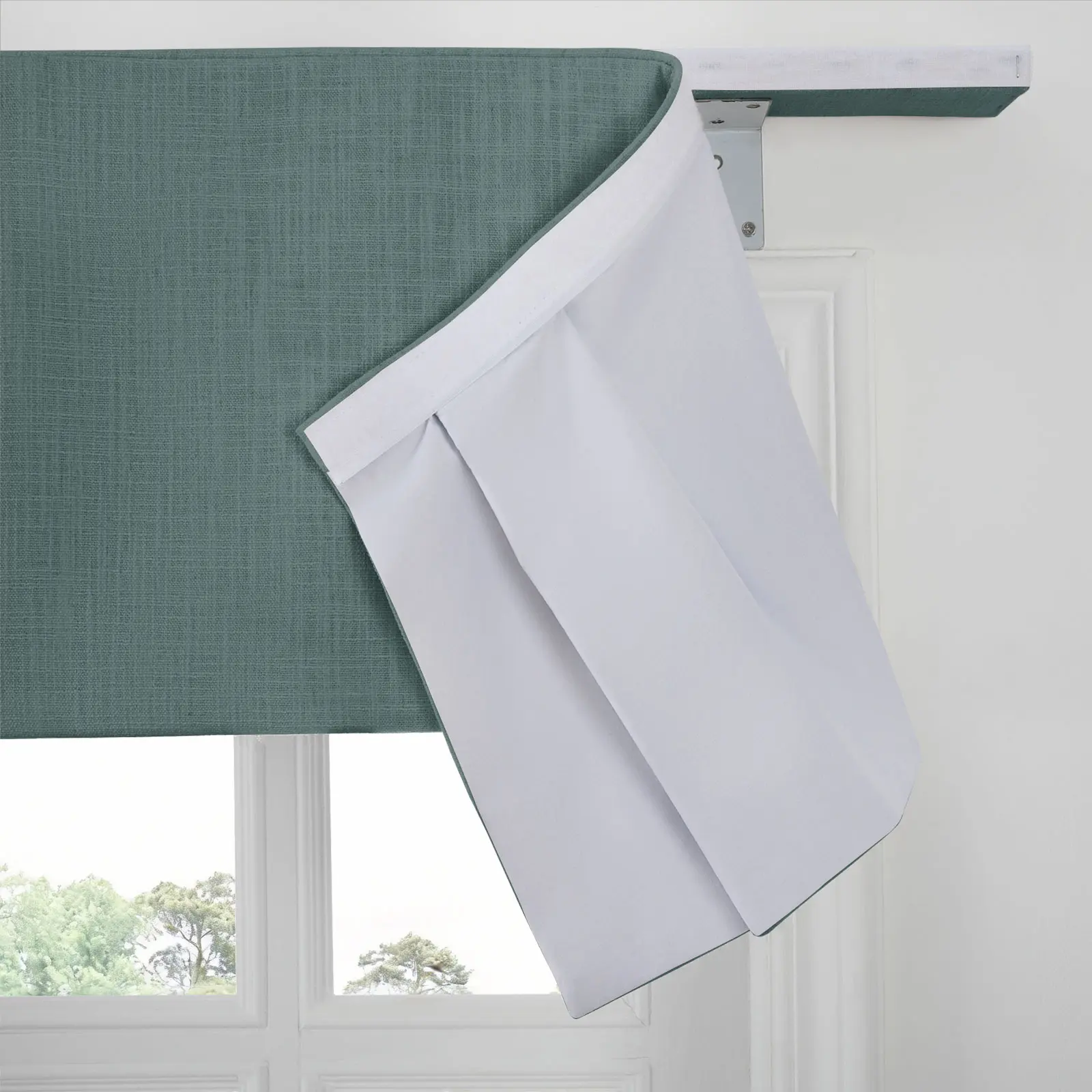 Liz Linen Board Mounted Center Pleated Valance - Image 57