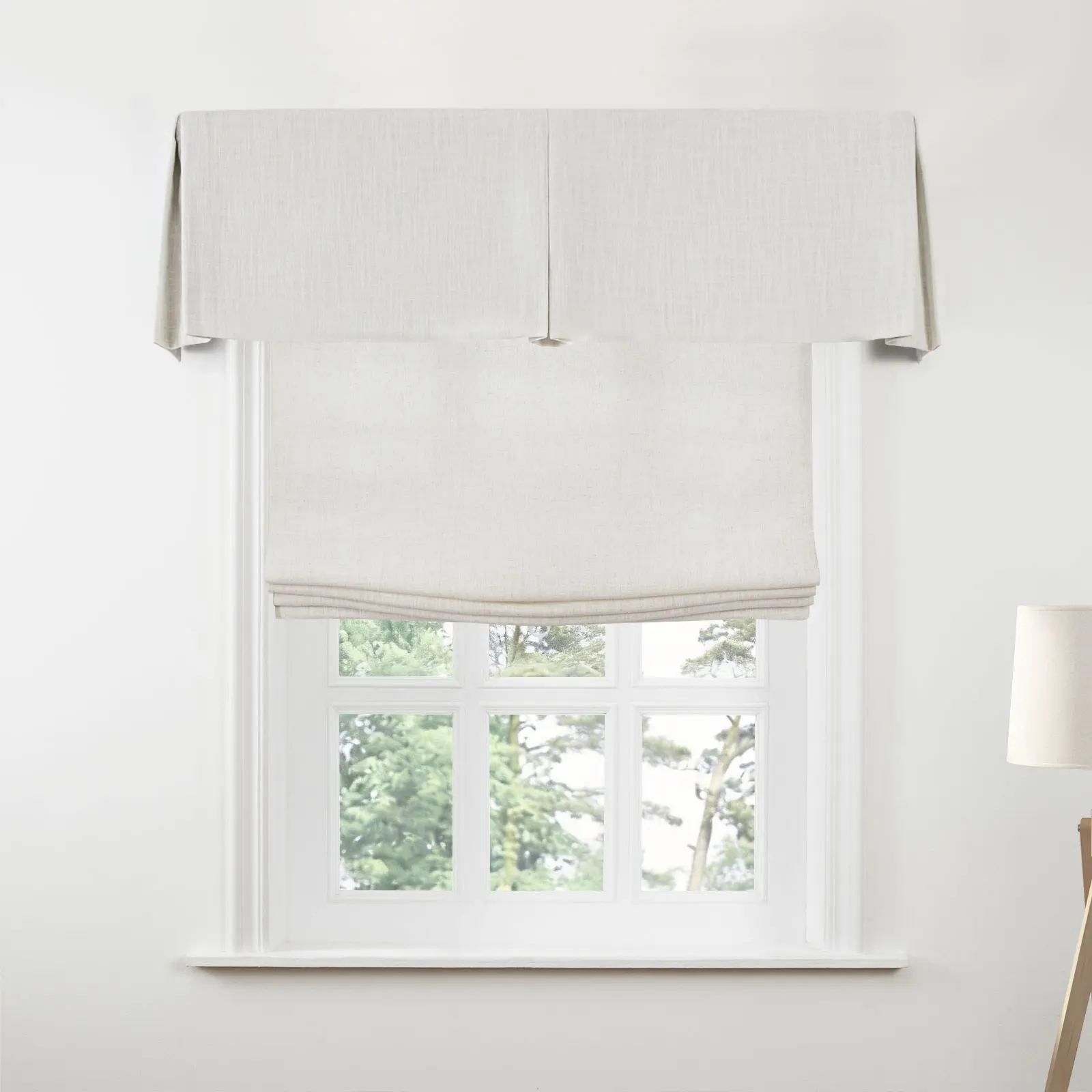 Liz Linen Board Mounted Center Pleated Valance - Image 6