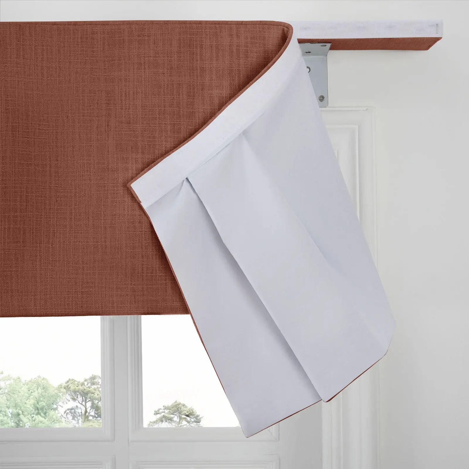 Liz Linen Board Mounted Center Pleated Valance - Image 62