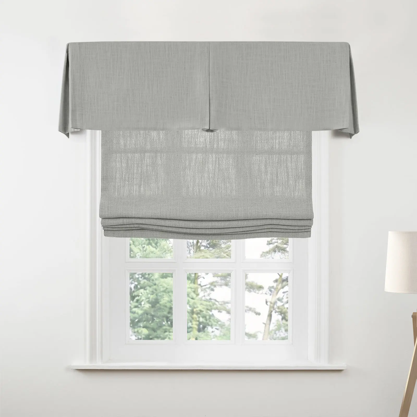 Liz Linen Board Mounted Center Pleated Valance - Image 66