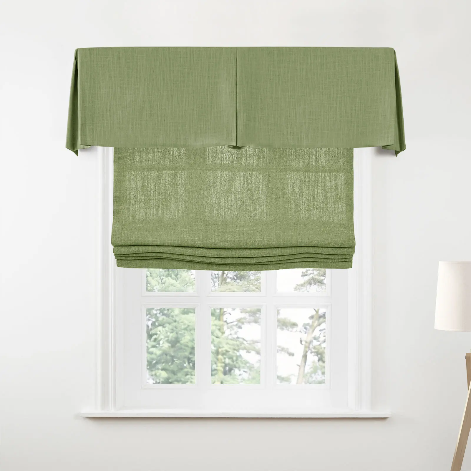 Liz Linen Board Mounted Center Pleated Valance - Image 76