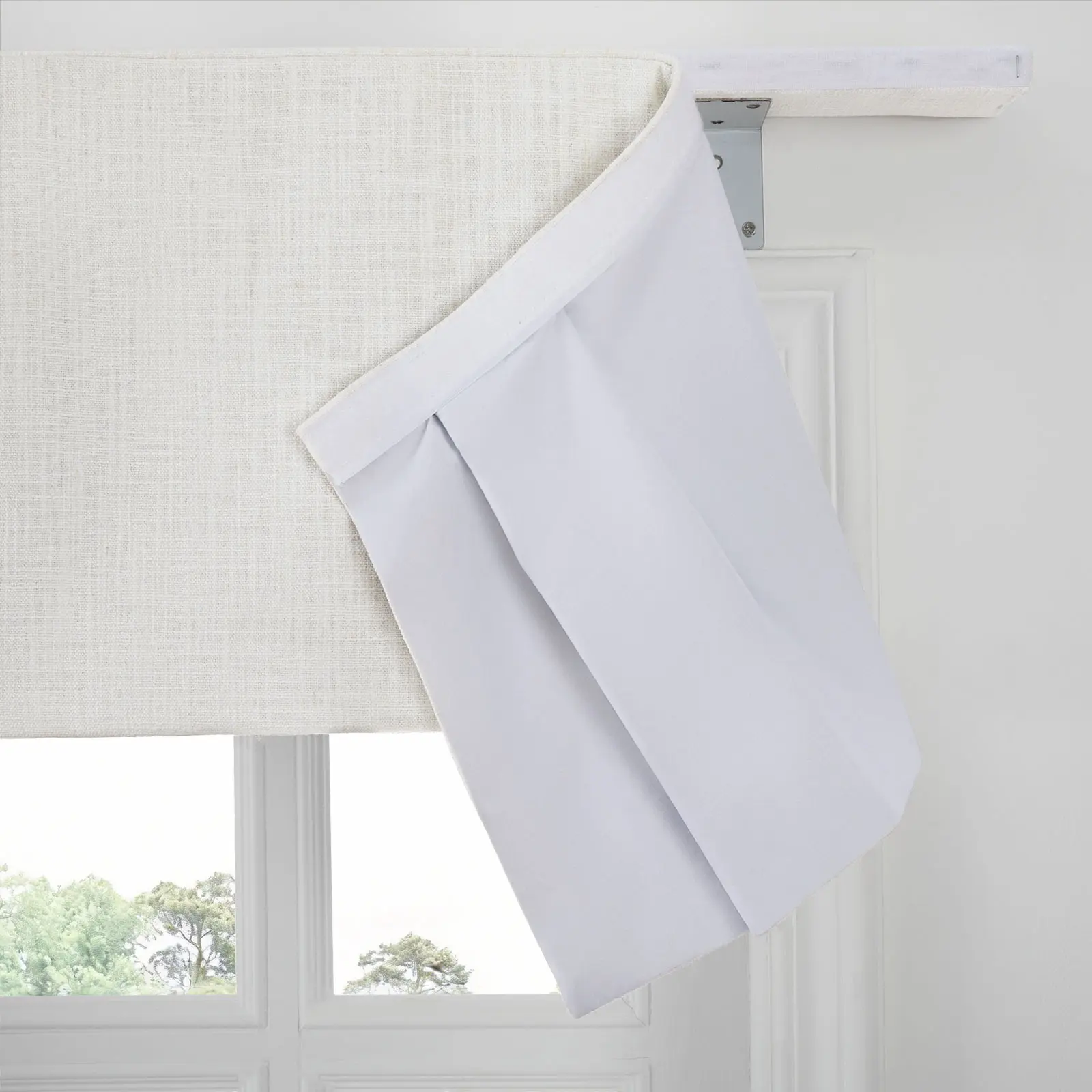Liz Linen Board Mounted Center Pleated Valance - Image 8