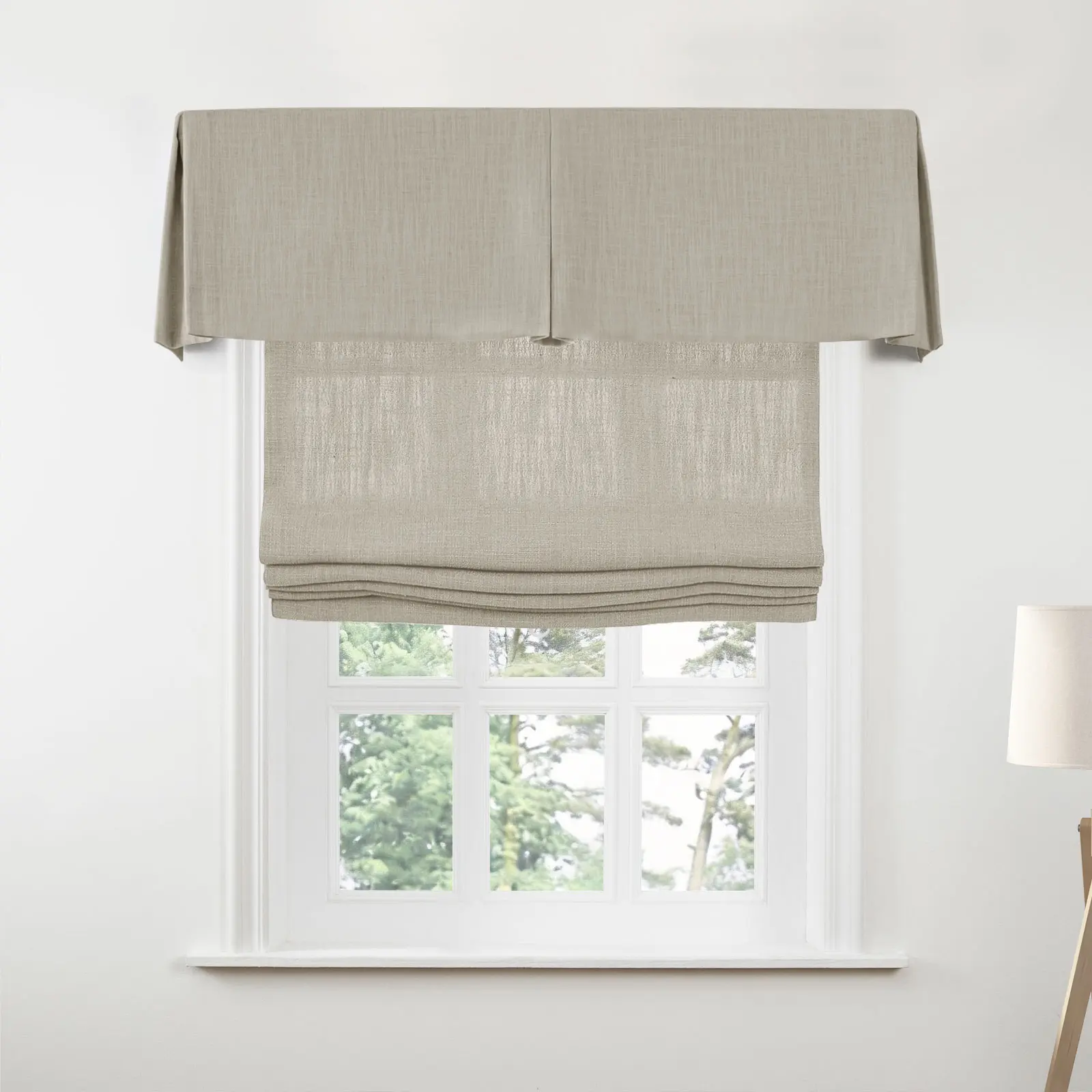 Liz Linen Board Mounted Center Pleated Valance - Image 81