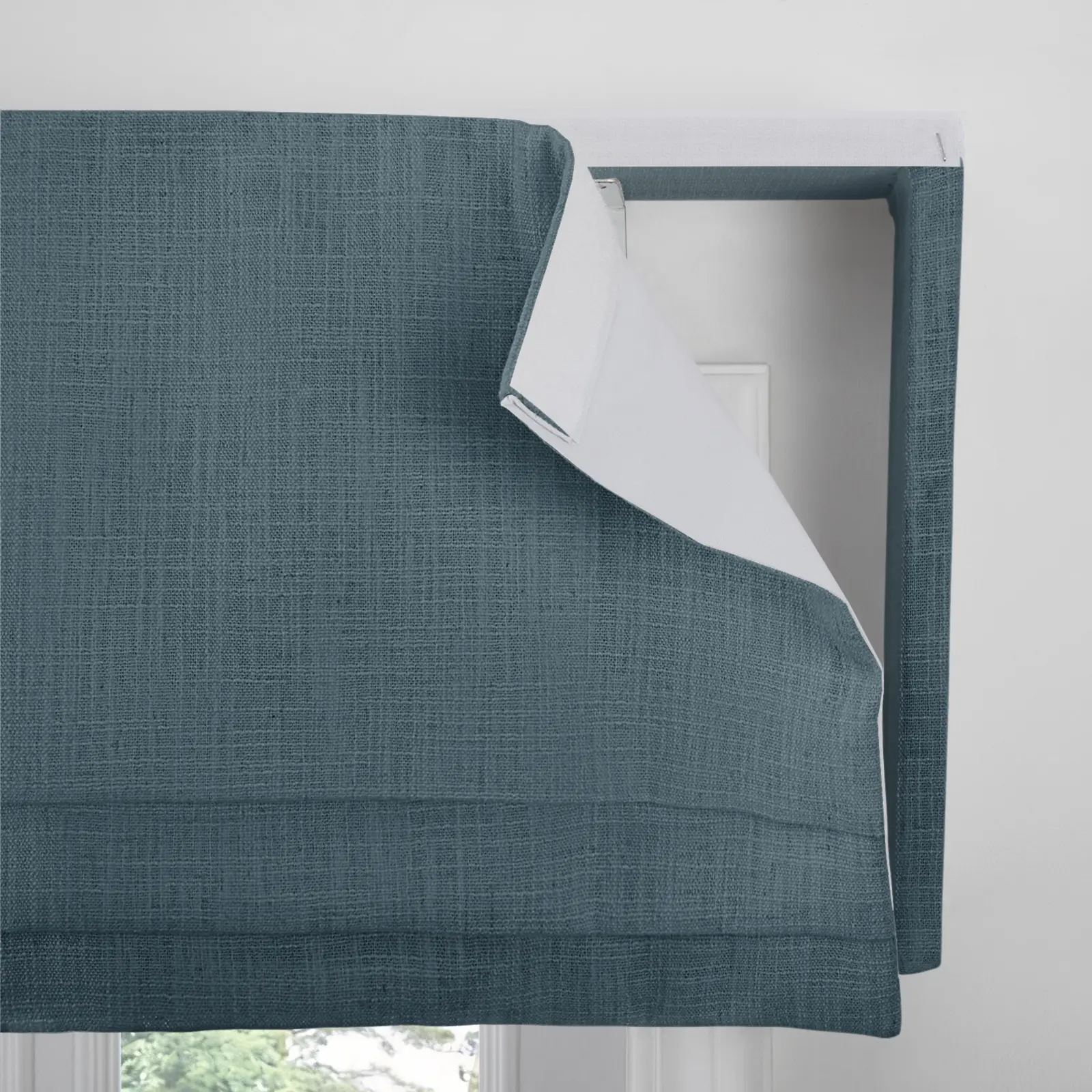 Liz Linen Board Mounted Flat Roman Valance - Image 8