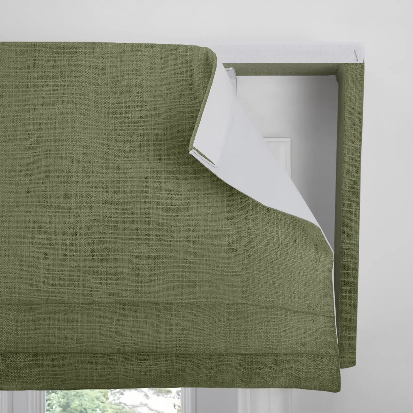 Liz Linen Board Mounted Flat Roman Valance - Image 85