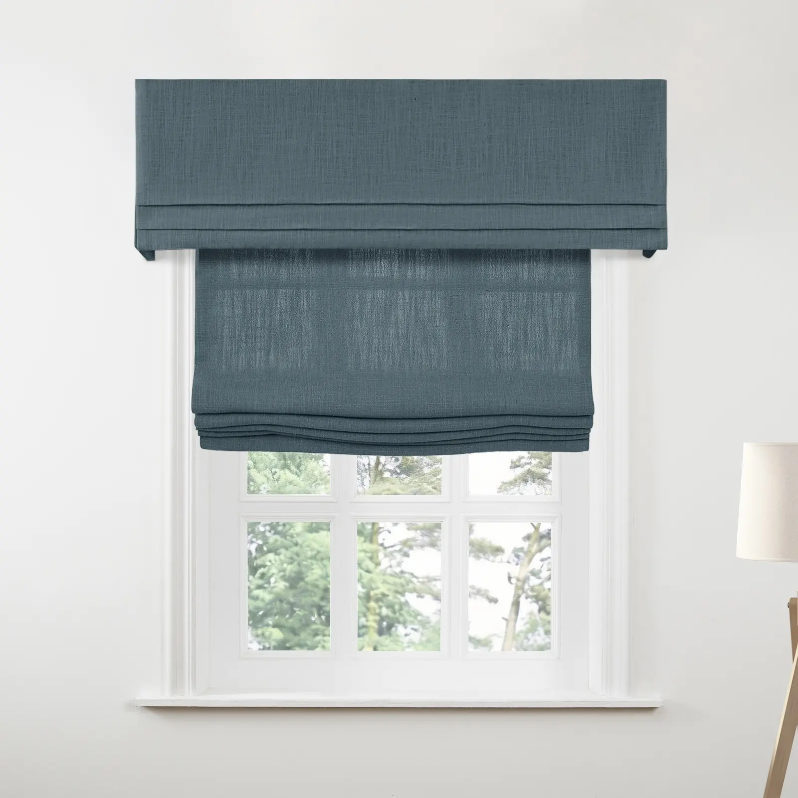 Liz Linen Board Mounted Flat Roman Valance - Image 9