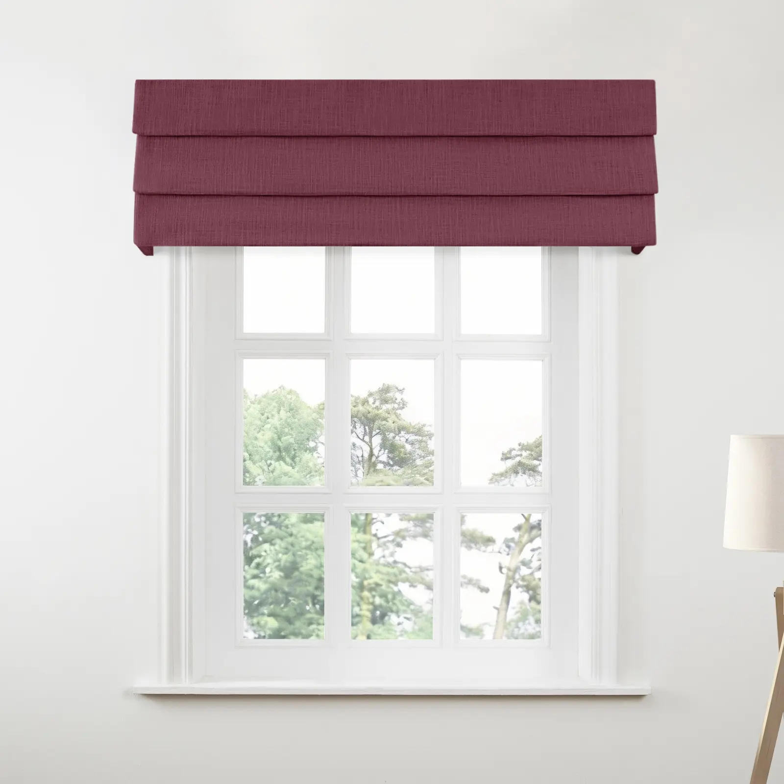 Liz Linen Board Mounted Hobbled Roman Valance - Image 151