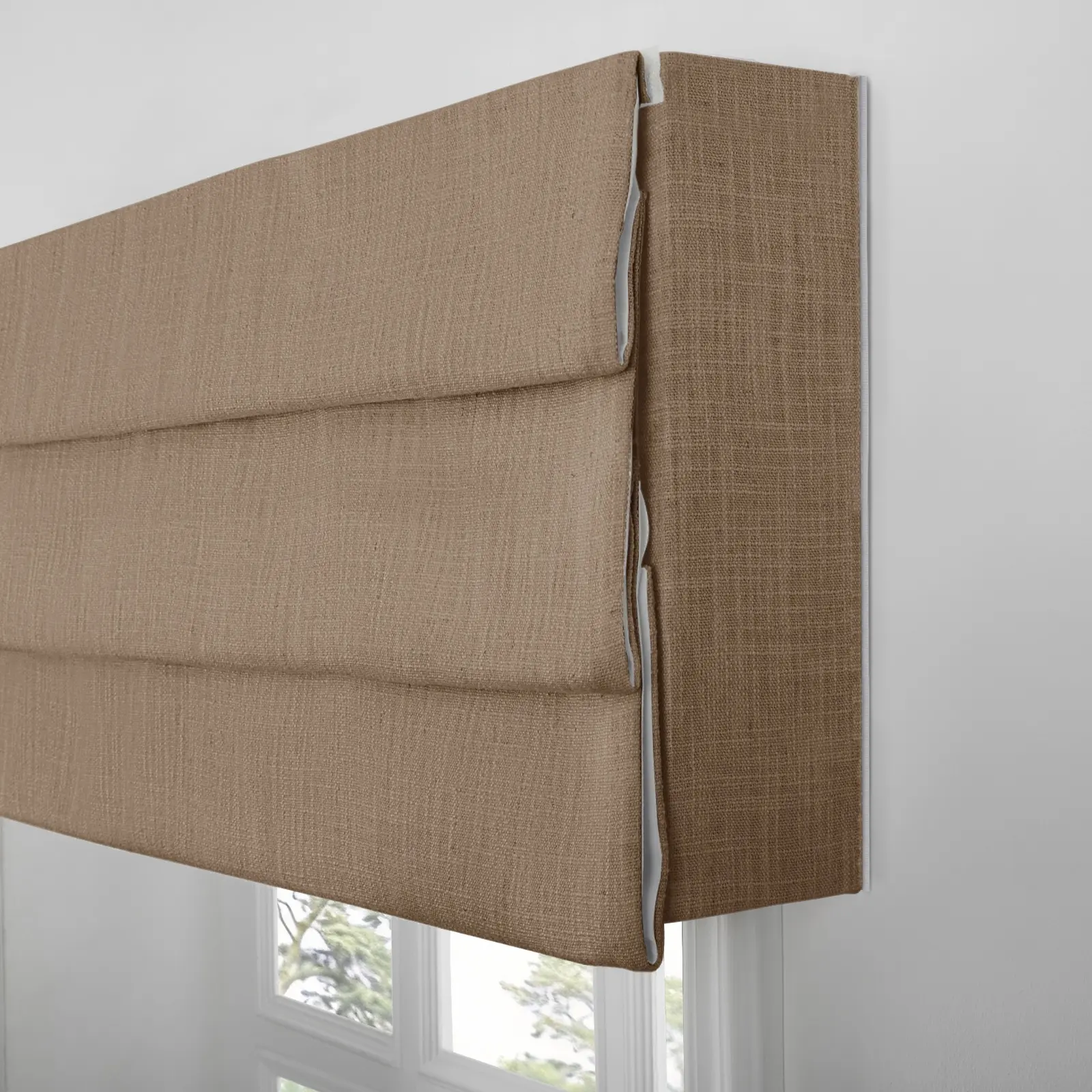 Liz Linen Board Mounted Hobbled Roman Valance - Image 162