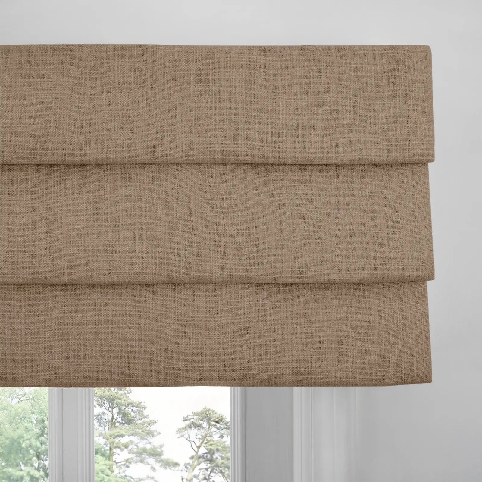 Liz Linen Board Mounted Hobbled Roman Valance - Image 163