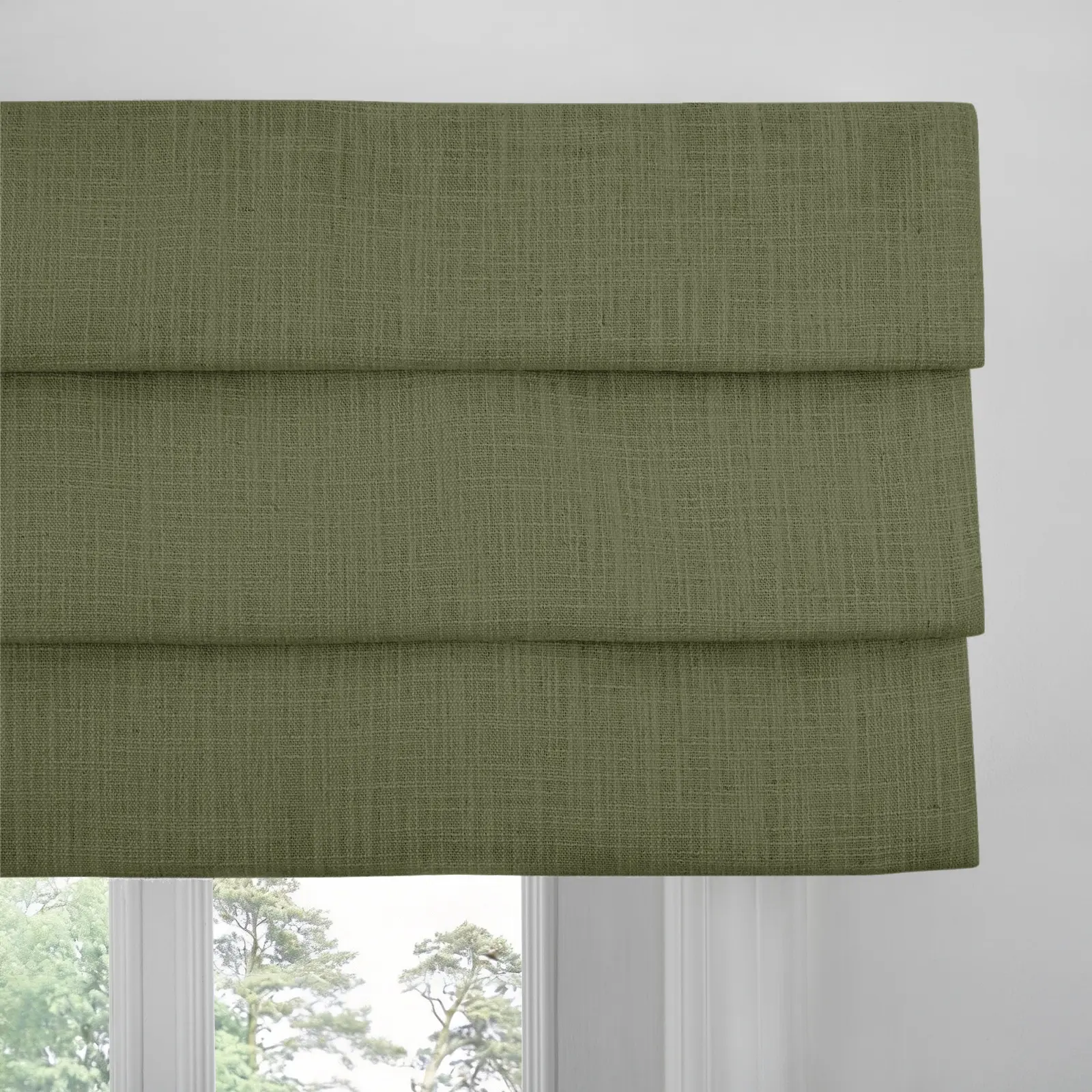 Liz Linen Board Mounted Hobbled Roman Valance - Image 201