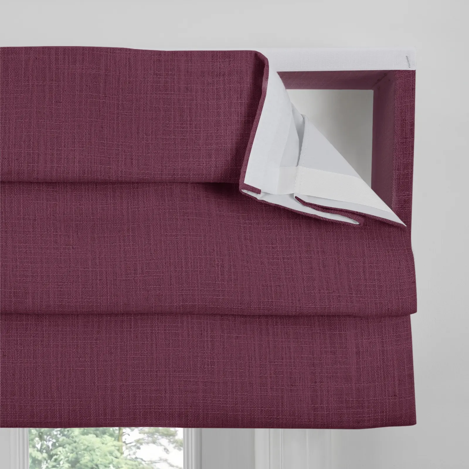Liz Linen Board Mounted Hobbled Roman Valance - Image 21