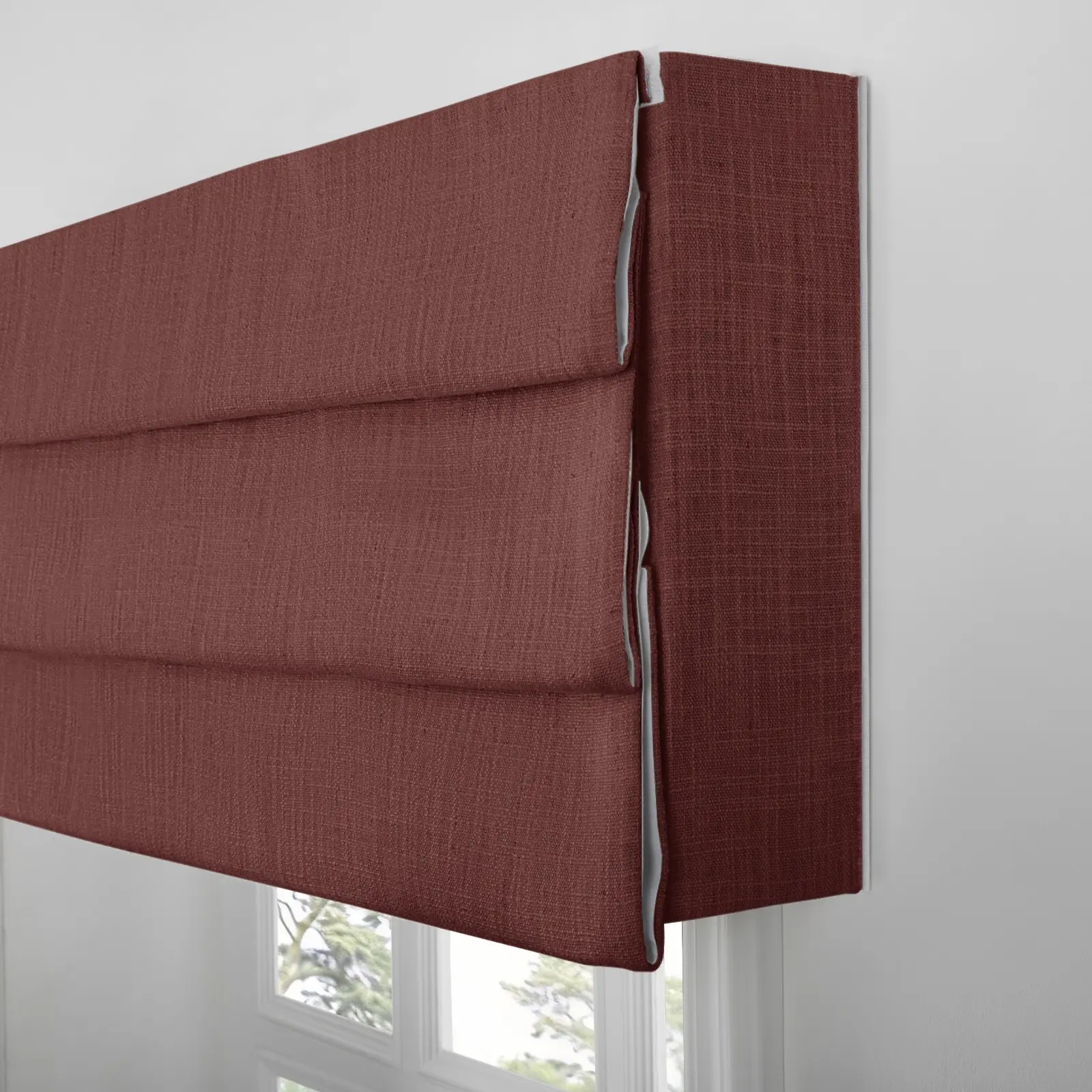 Liz Linen Board Mounted Hobbled Roman Valance - Image 39