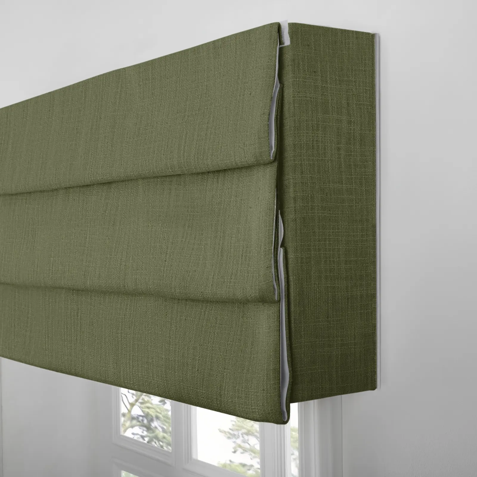 Liz Linen Board Mounted Hobbled Roman Valance - Image 82