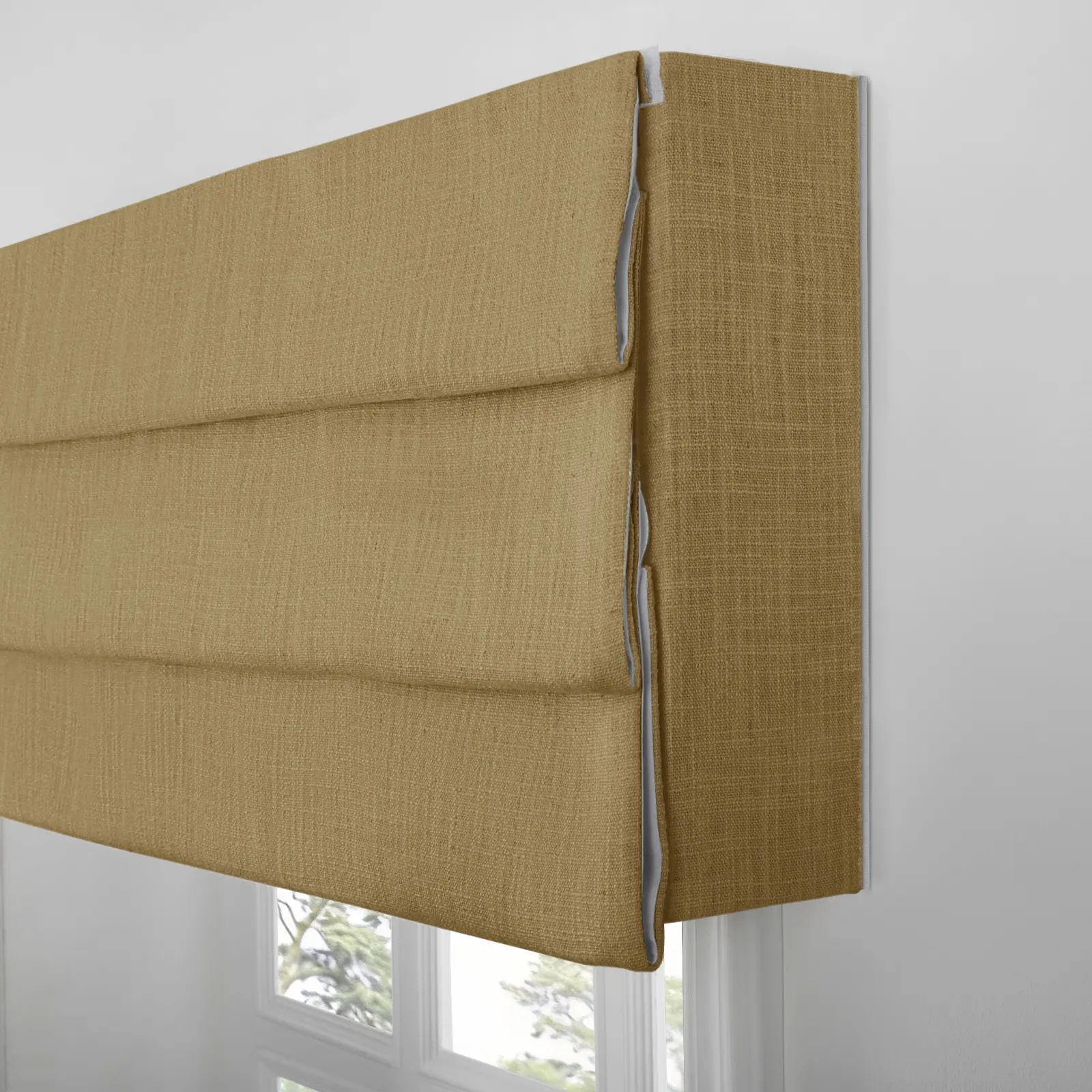 Liz Linen Board Mounted Hobbled Roman Valance - Image 87