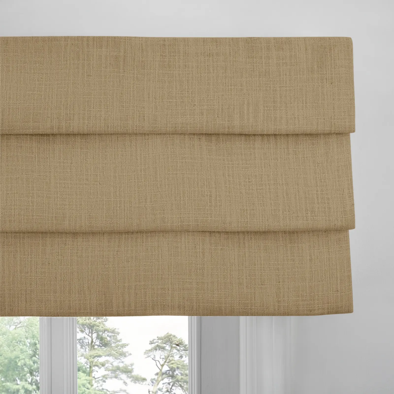 Liz Linen Board Mounted Hobbled Roman Valance - Image 93