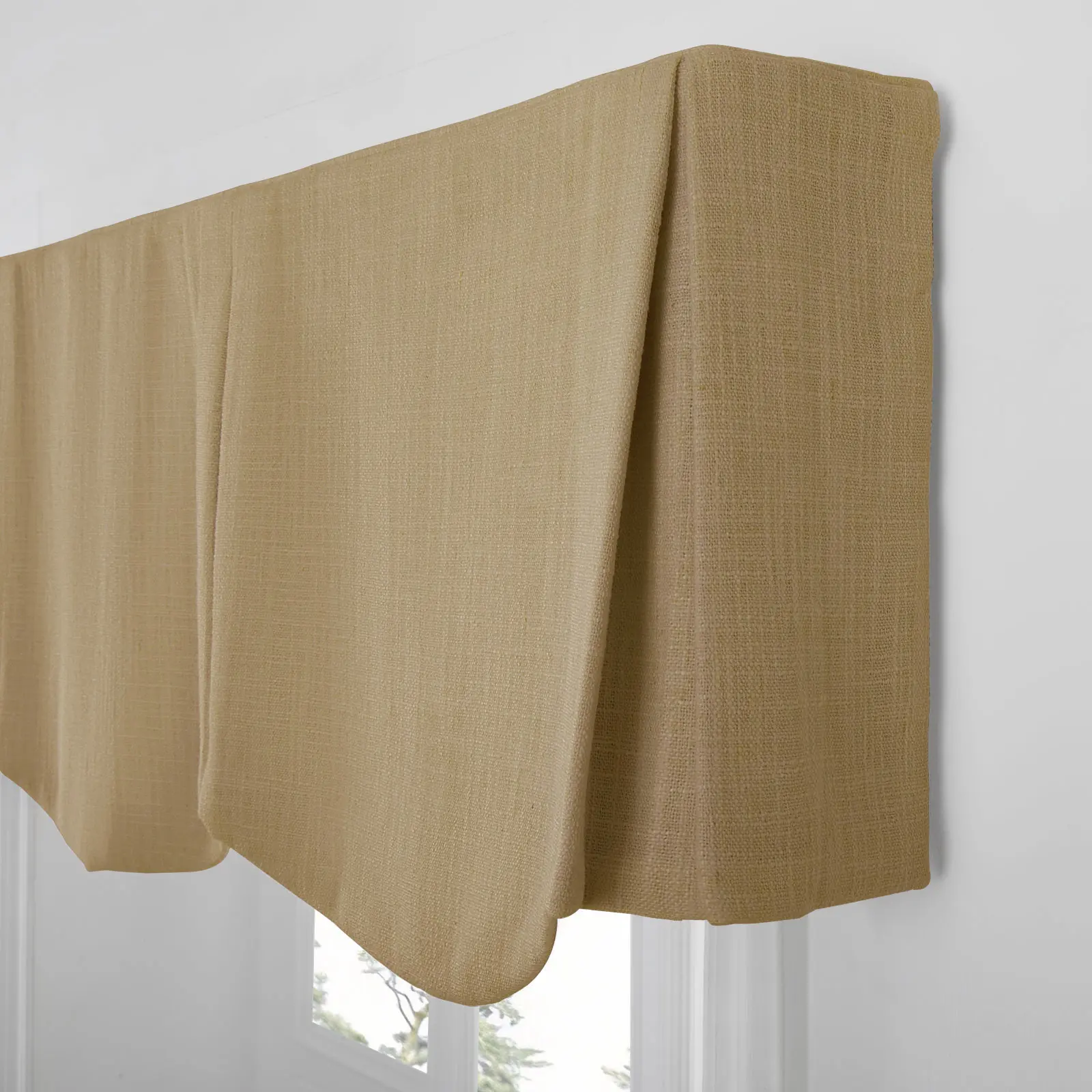 Liz Linen Board Mounted Scalloped Valance - Image 108