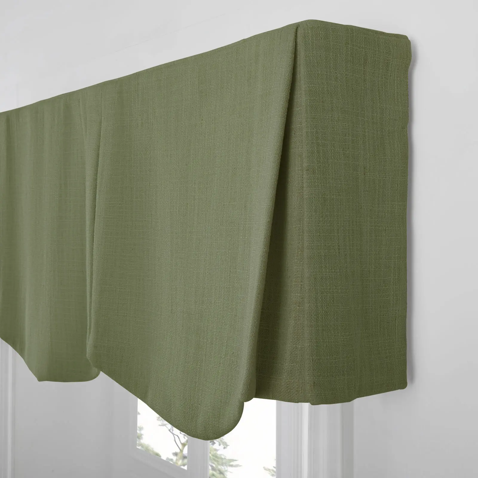 Liz Linen Board Mounted Scalloped Valance - Image 113