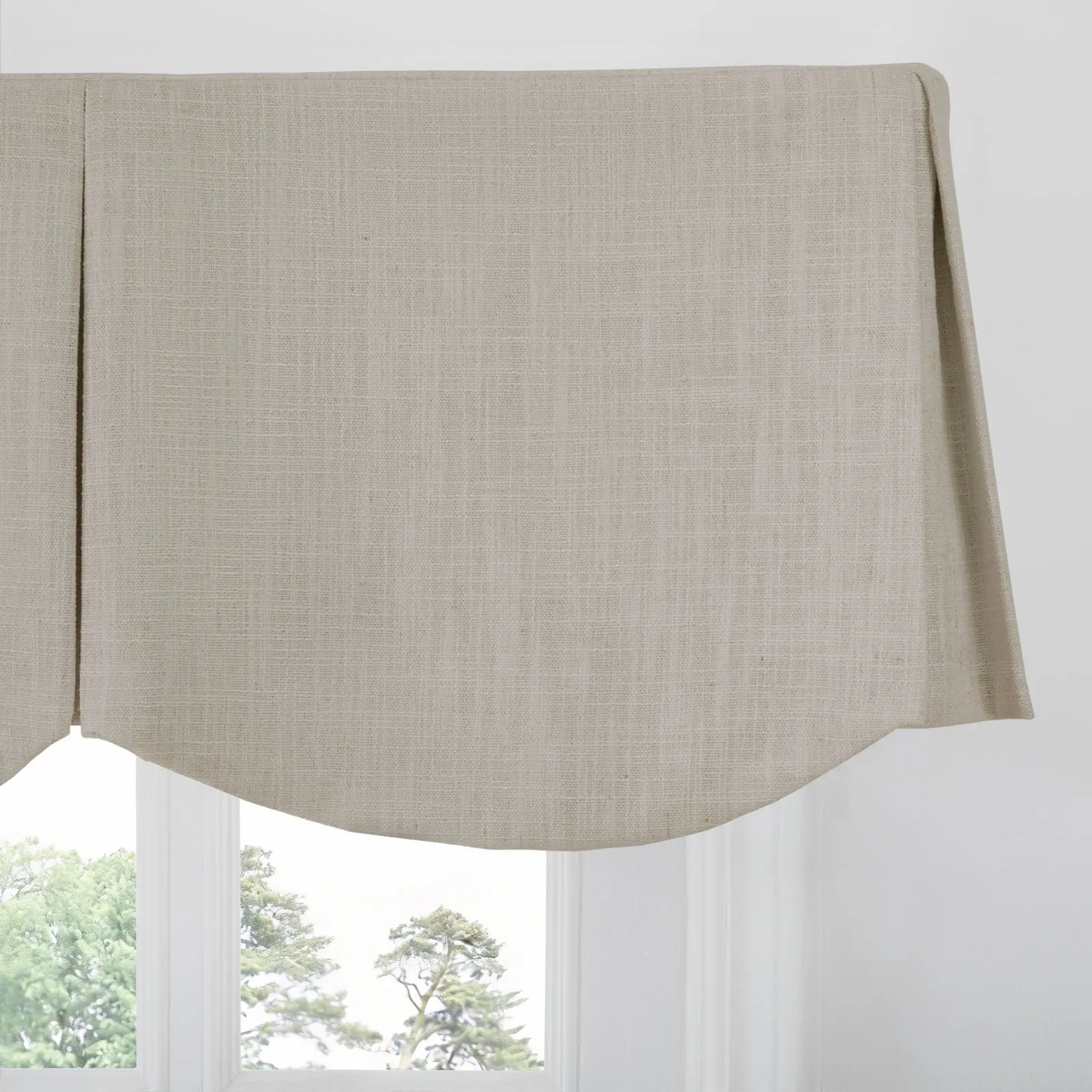 Liz Linen Board Mounted Scalloped Valance - Image 122
