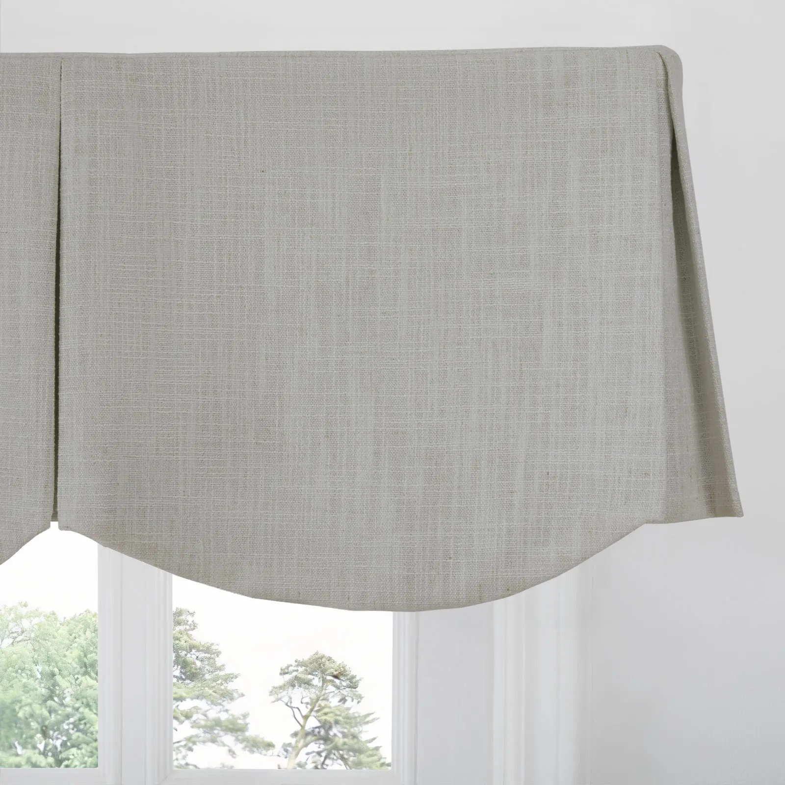 Liz Linen Board Mounted Scalloped Valance - Image 132
