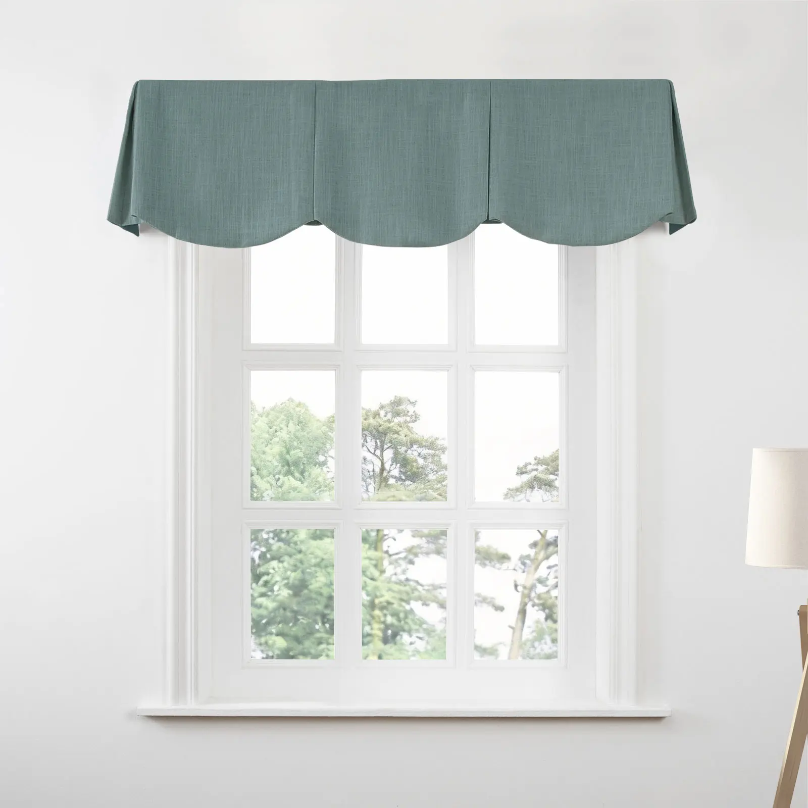 Liz Linen Board Mounted Scalloped Valance - Image 145