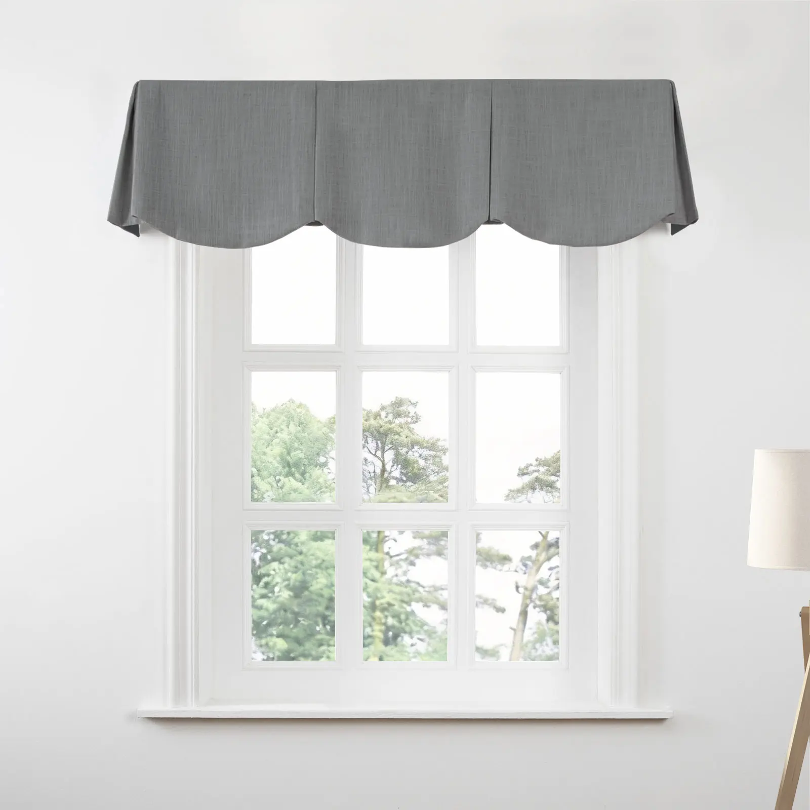 Liz Linen Board Mounted Scalloped Valance - Image 150