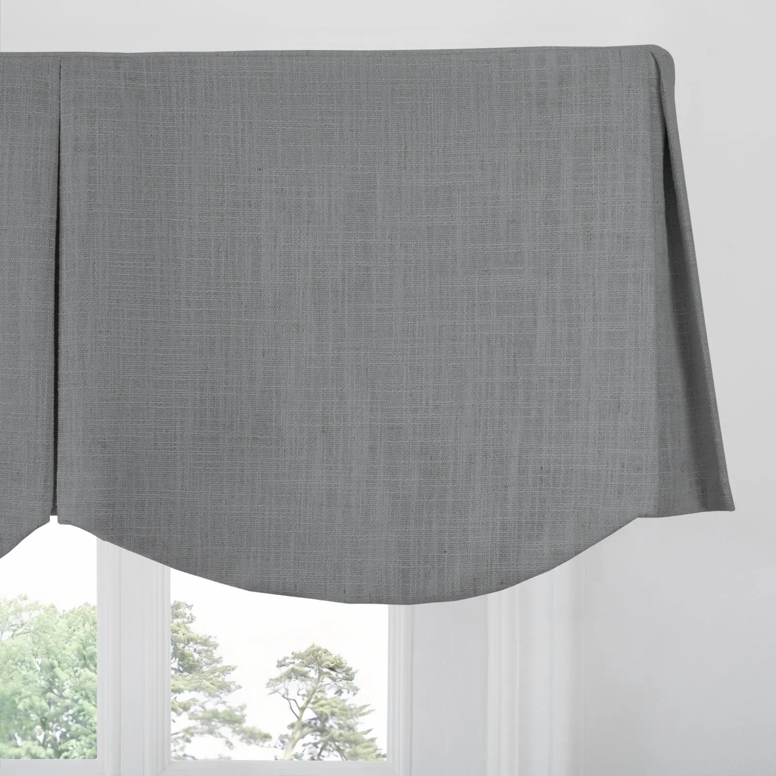 Liz Linen Board Mounted Scalloped Valance - Image 152