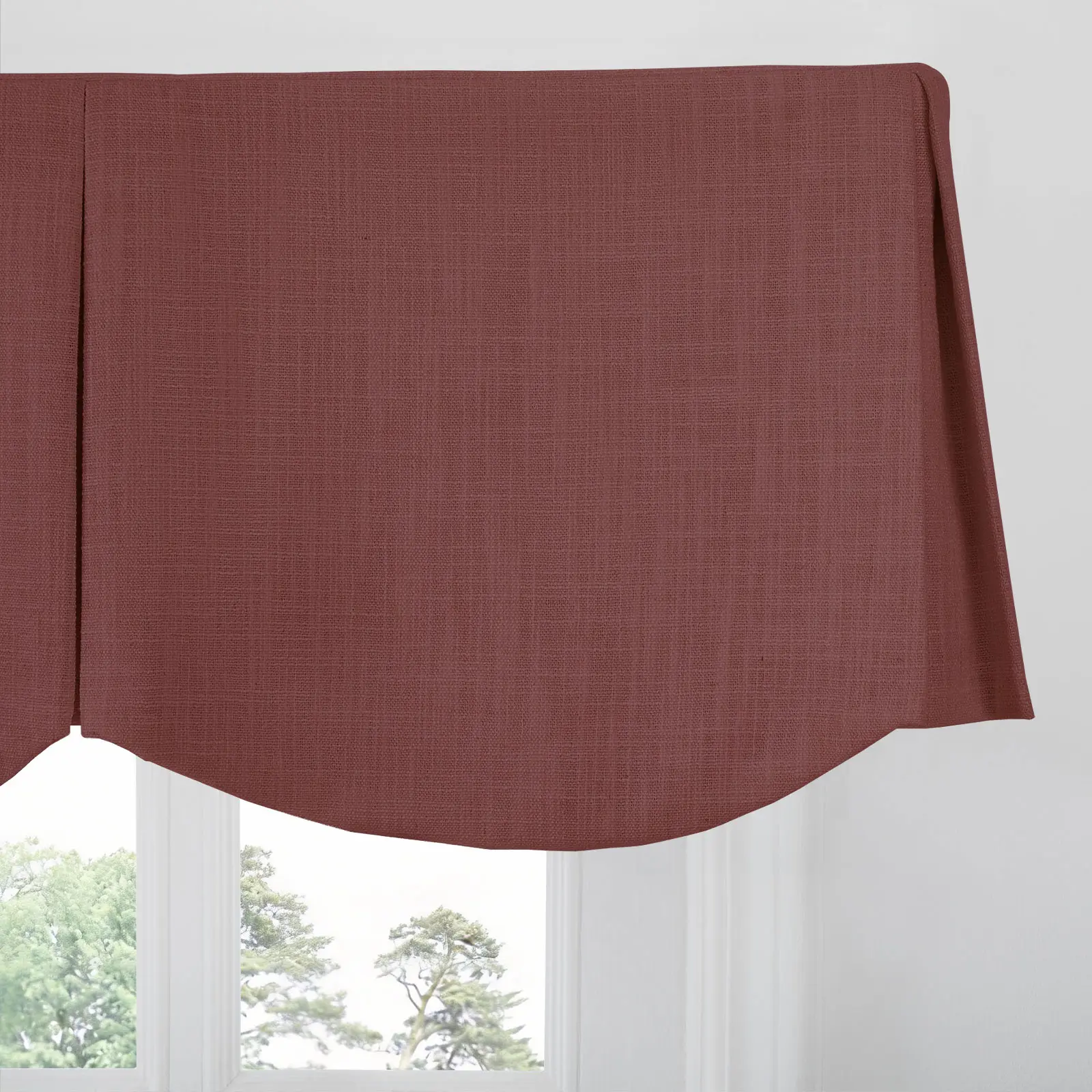 Liz Linen Board Mounted Scalloped Valance - Image 157