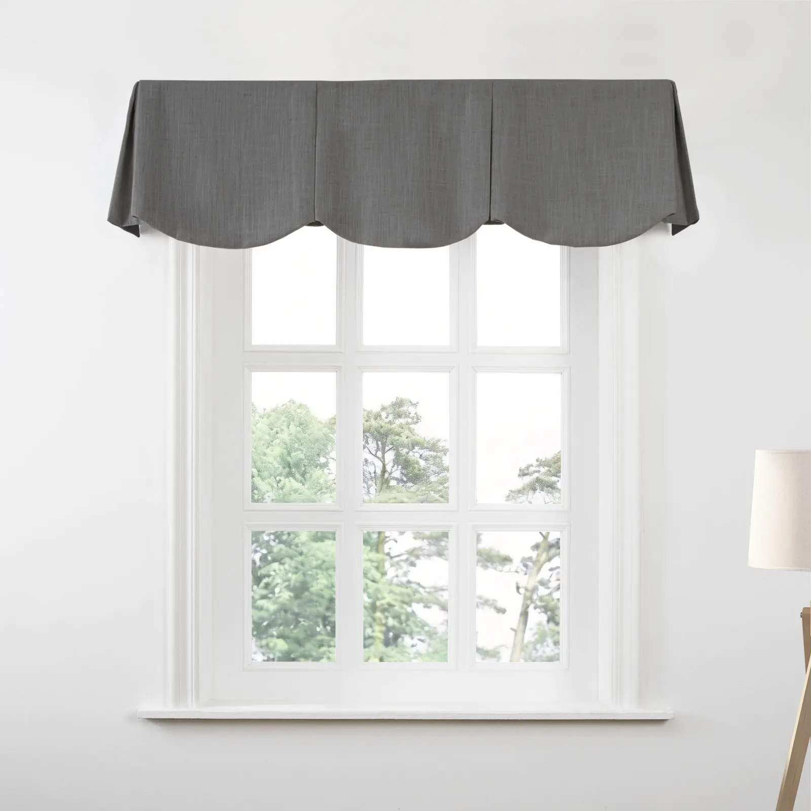 Liz Linen Board Mounted Scalloped Valance - Image 165