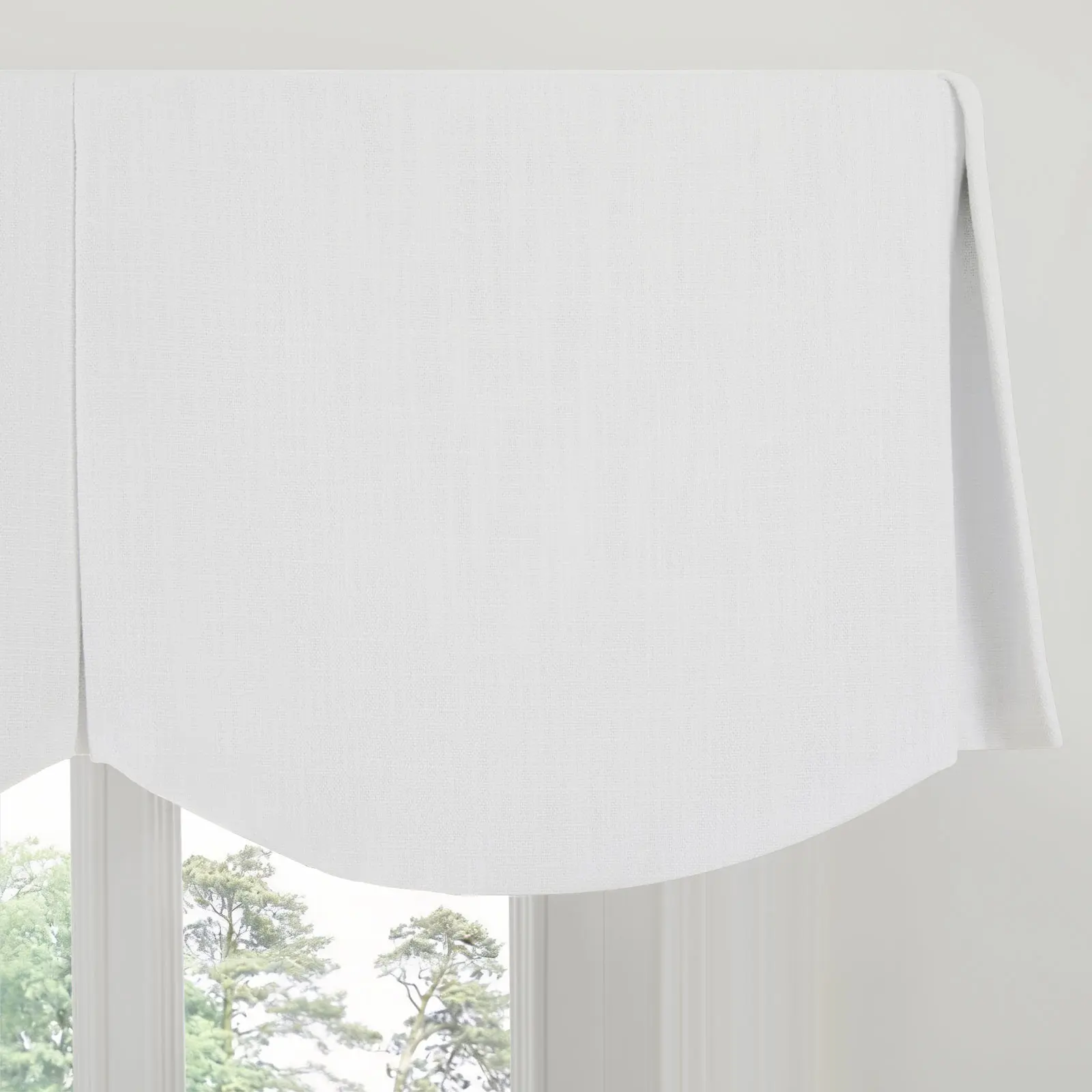 Liz Linen Board Mounted Scalloped Valance - Image 17