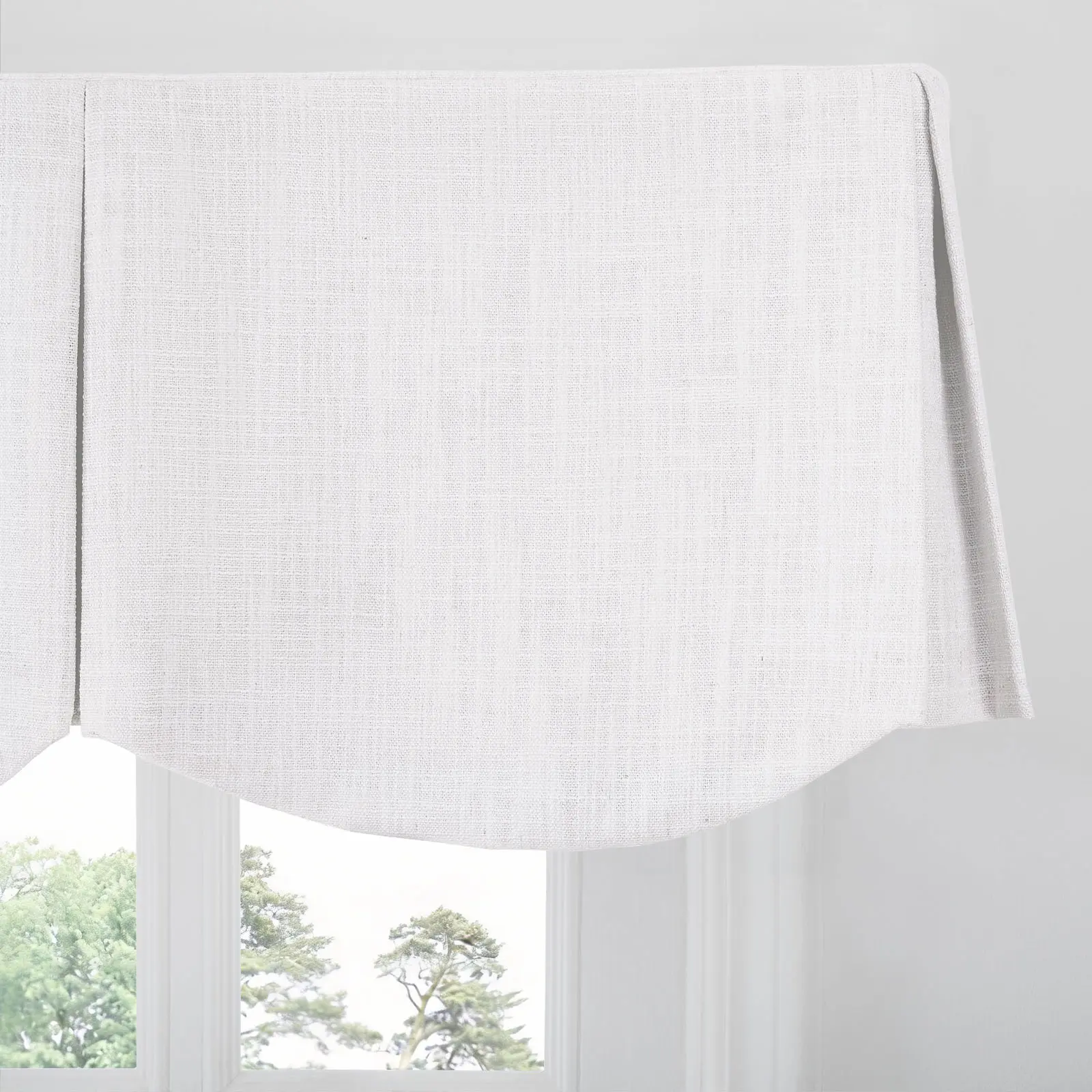 Liz Linen Board Mounted Scalloped Valance - Image 187