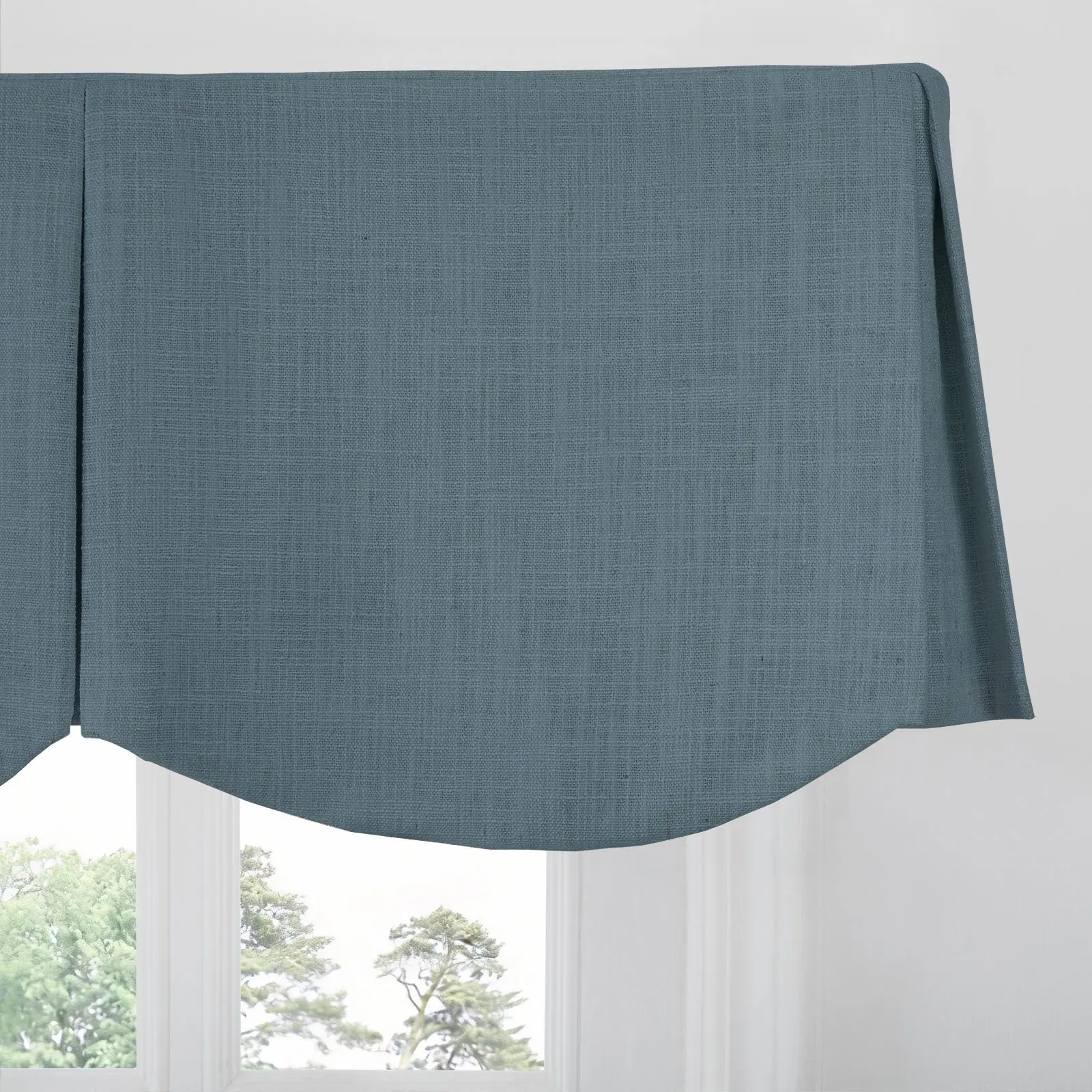 Liz Linen Board Mounted Scalloped Valance - Image 192