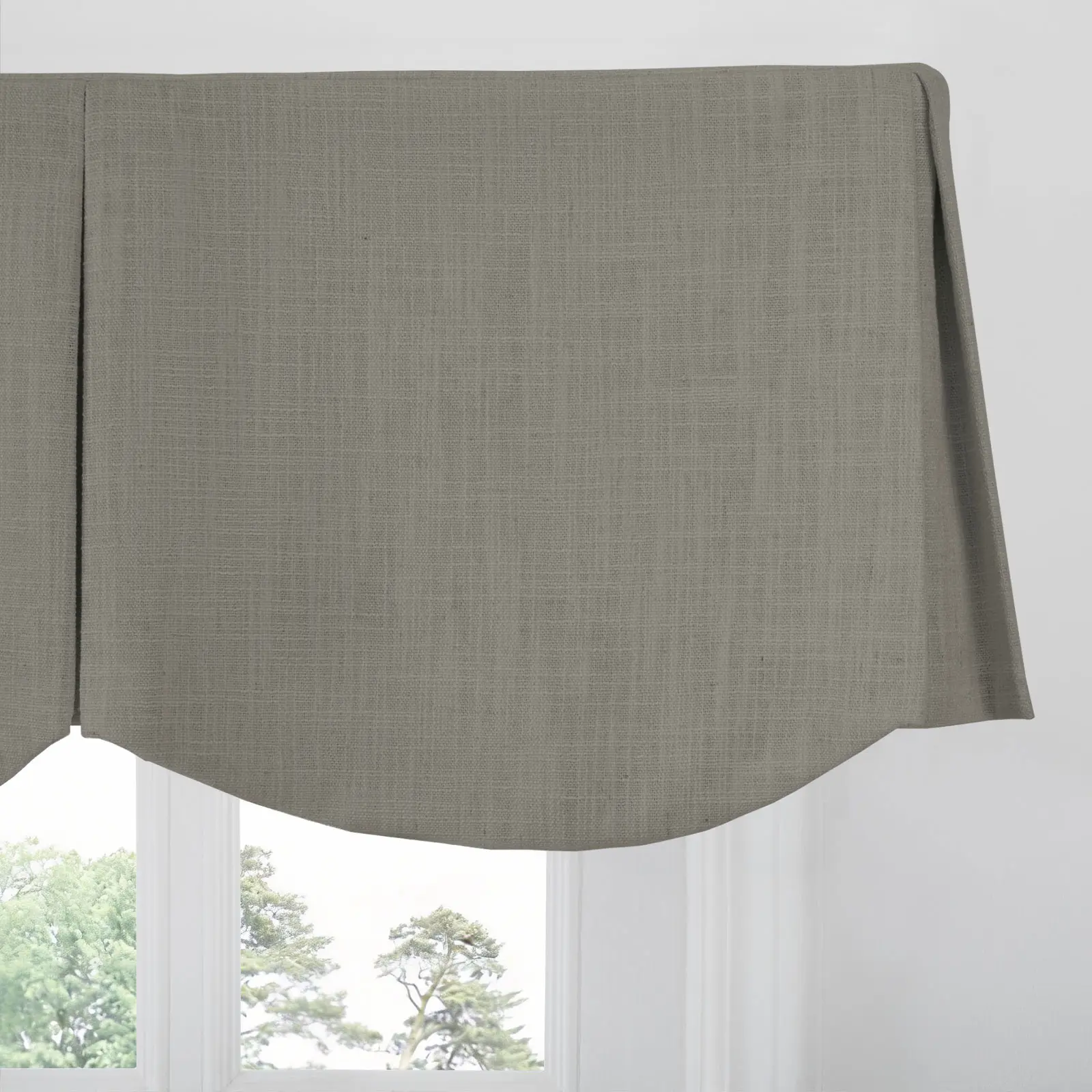 Liz Linen Board Mounted Scalloped Valance - Image 22