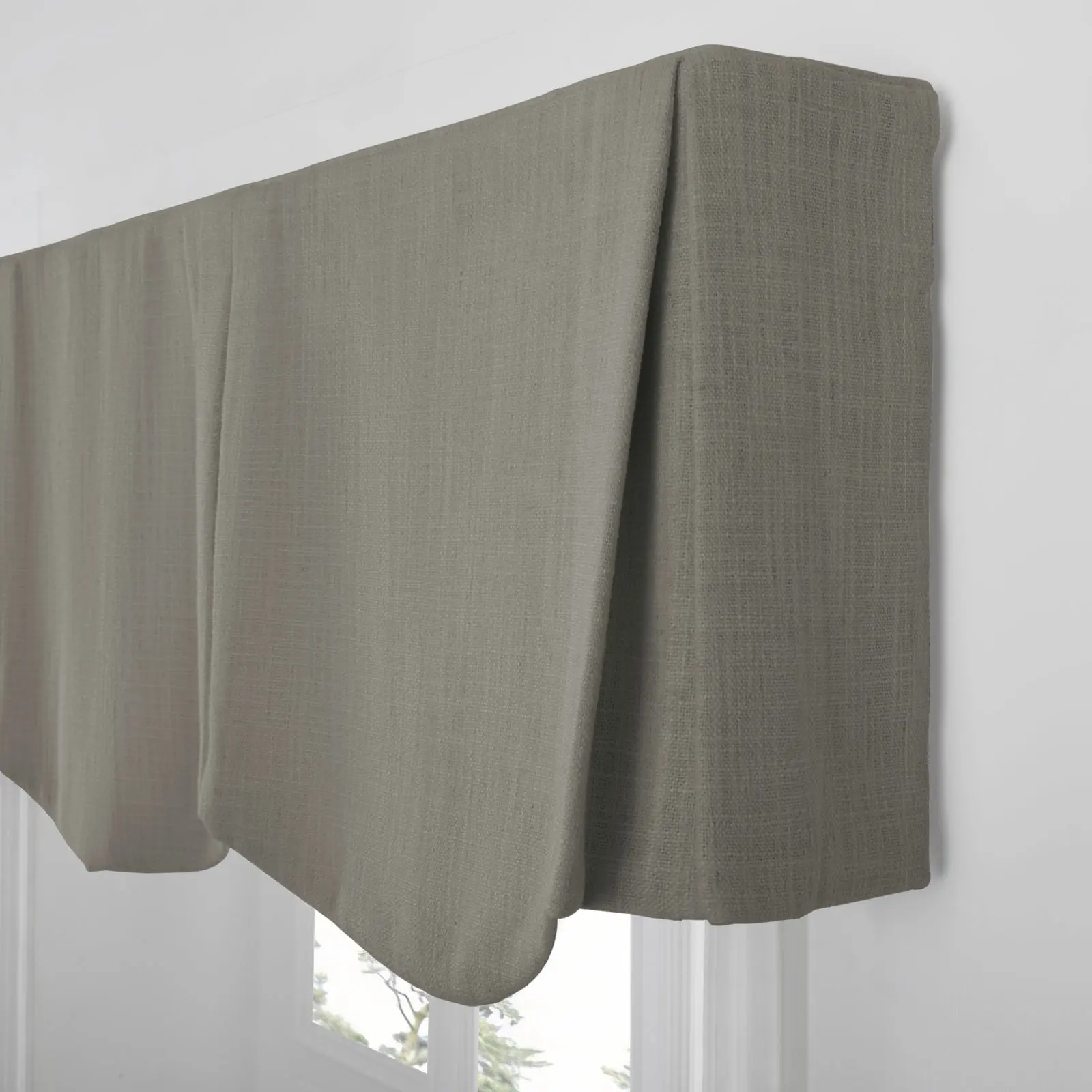 Liz Linen Board Mounted Scalloped Valance - Image 23