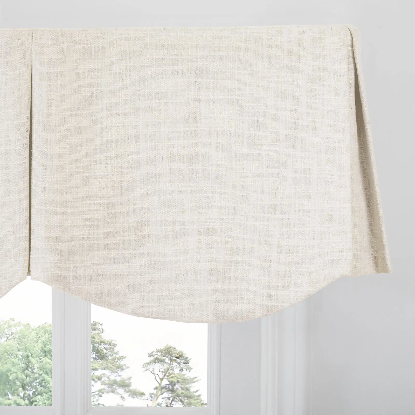 Liz Linen Board Mounted Scalloped Valance - Image 27