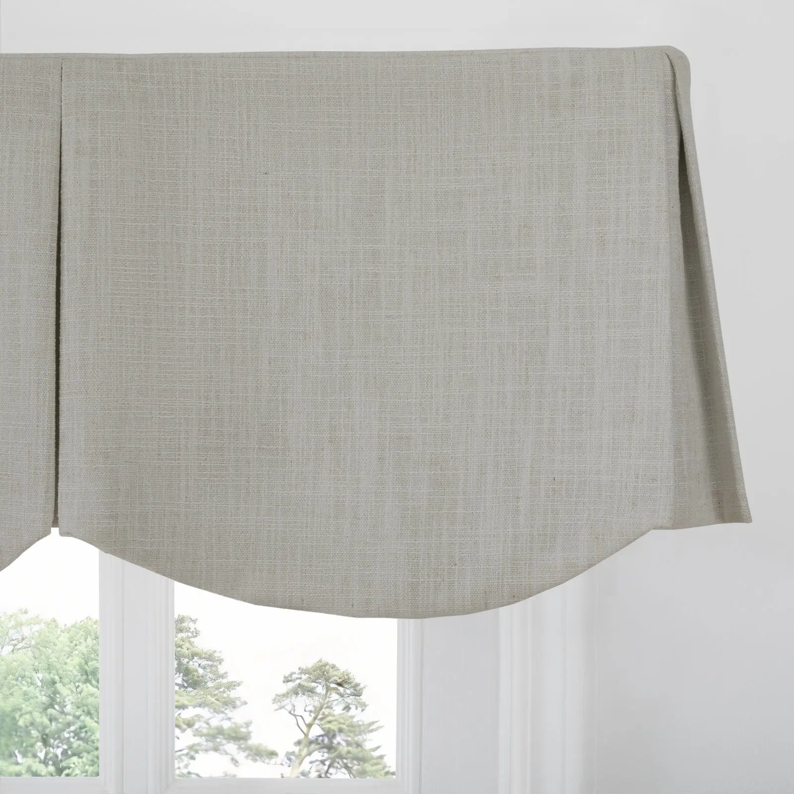Liz Linen Board Mounted Scalloped Valance - Image 47